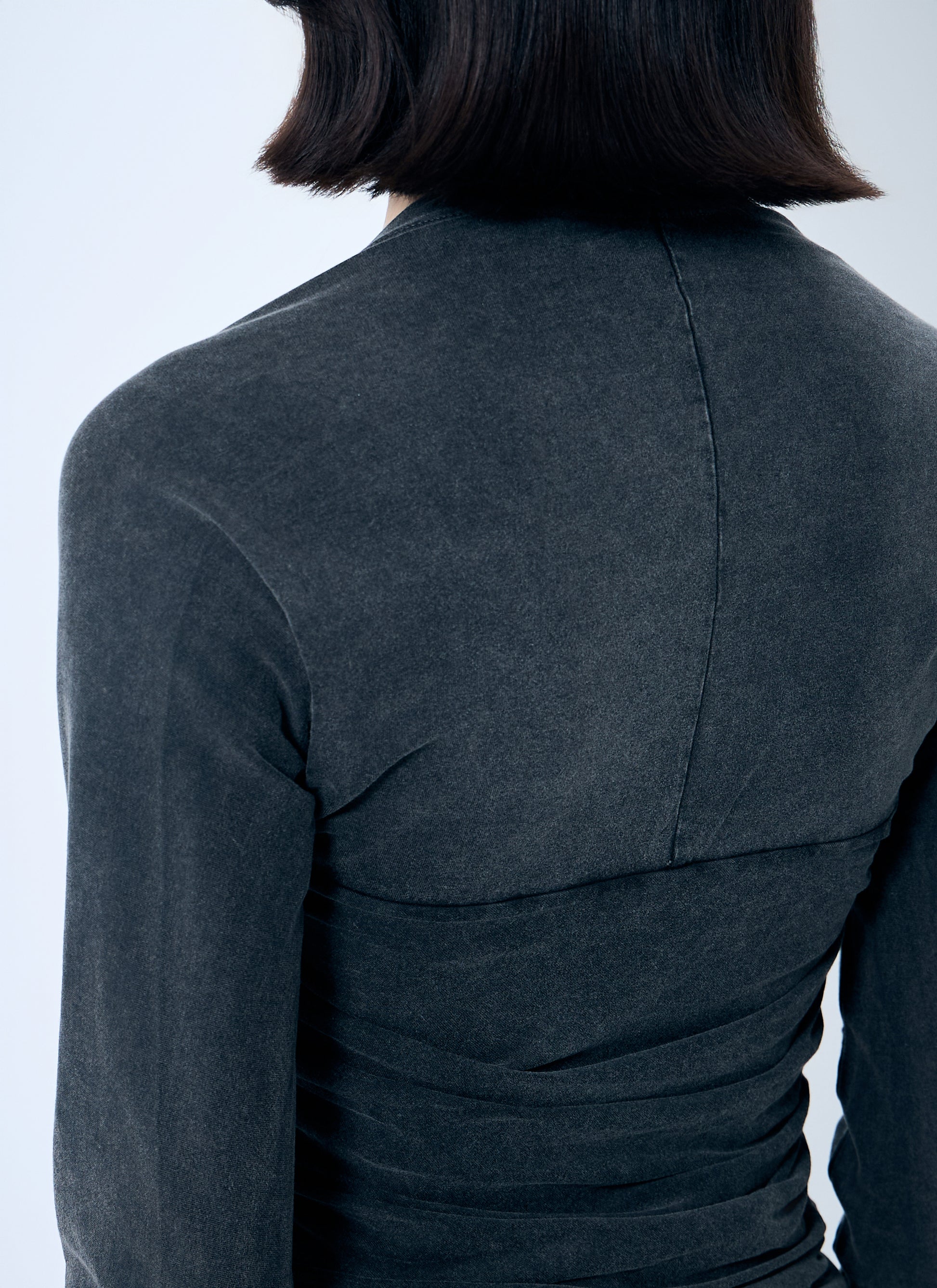 Alexander Wang Women Ruched Square Neck Top ALEXANDER WANG