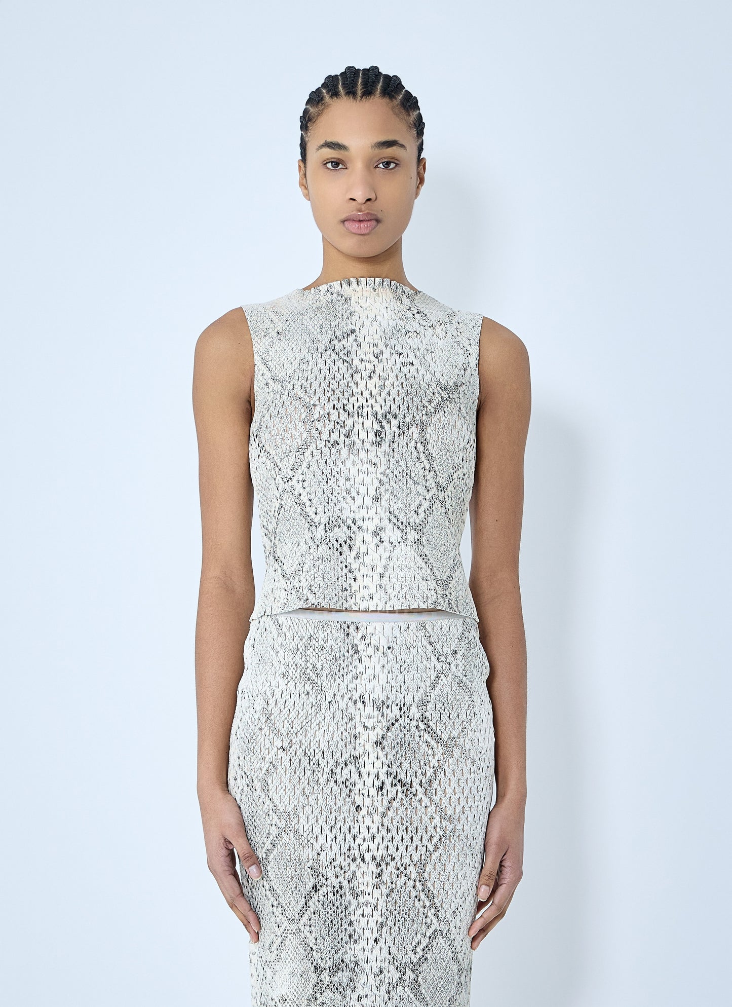 Alexander Wang Women Snake-Print Embossed Tank Top ALEXANDER WANG