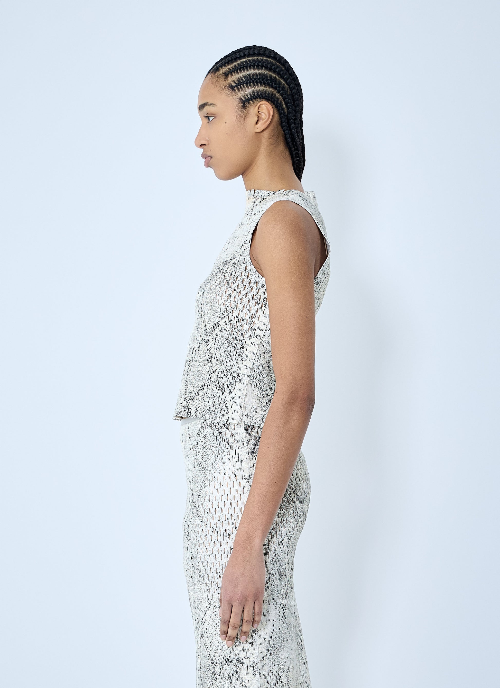 Alexander Wang Women Snake-Print Embossed Tank Top ALEXANDER WANG