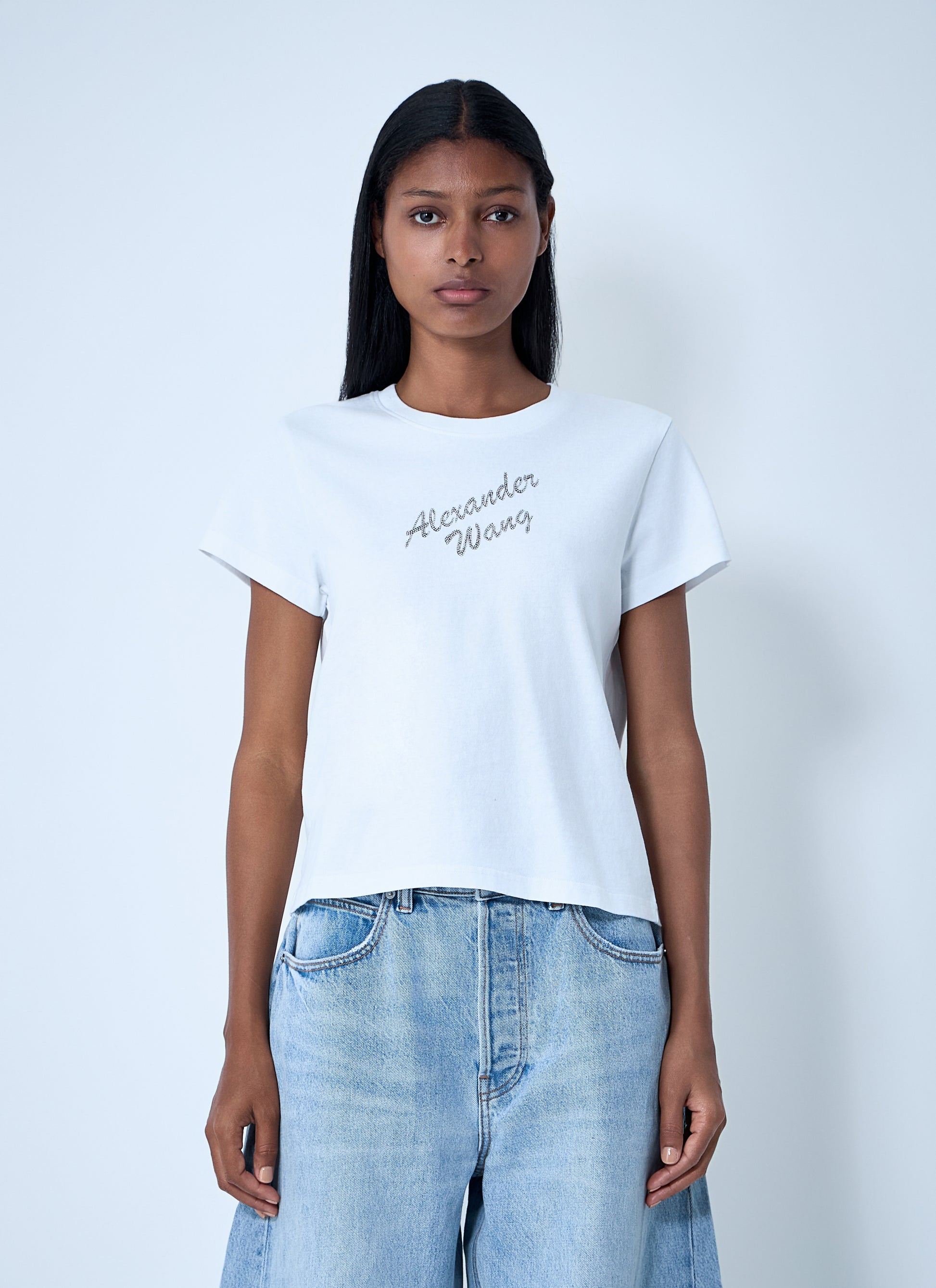 Alexander Wang Women Logo Motif T-Shirt ALEXANDER WANG