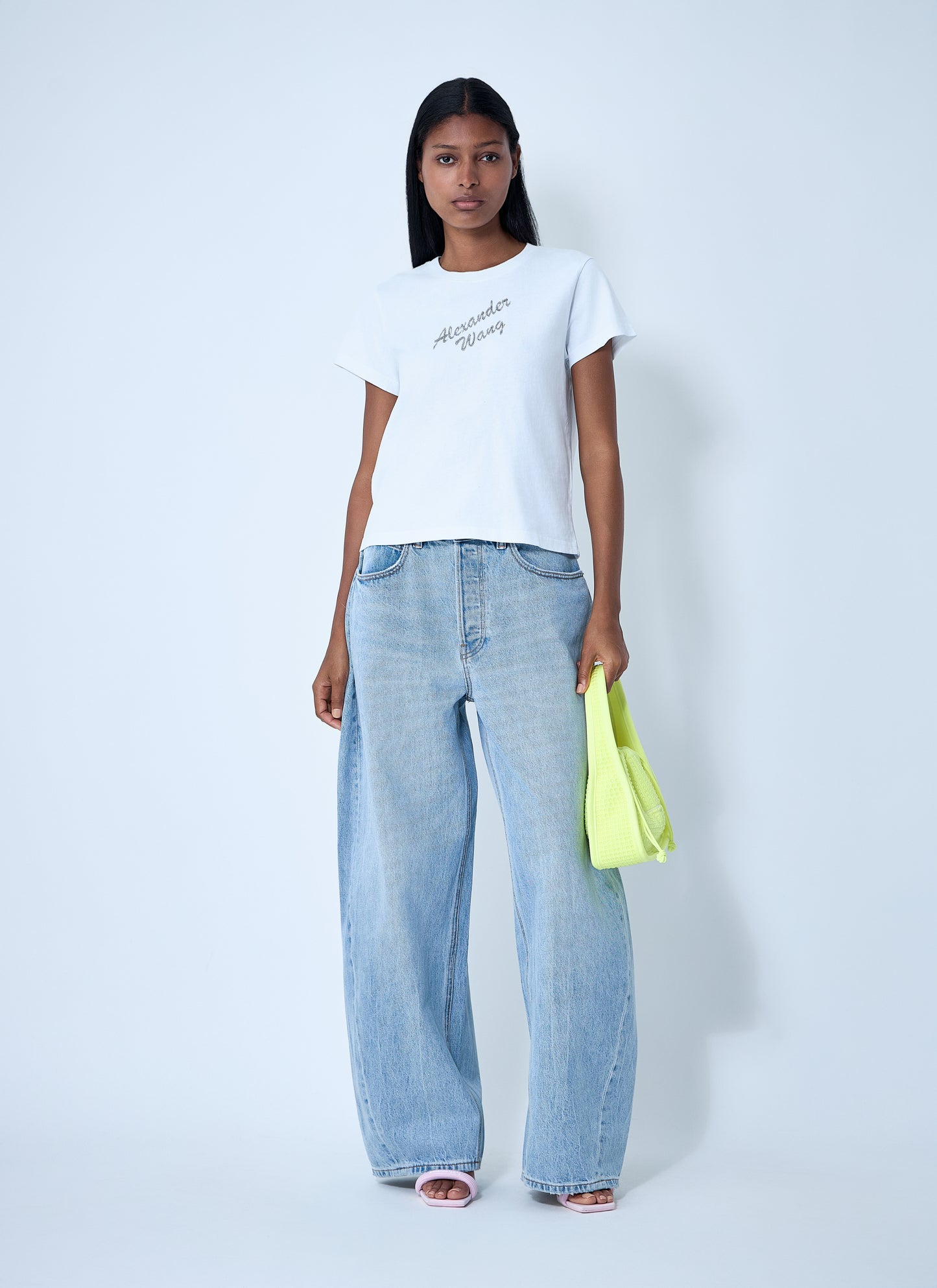 Alexander Wang Women Logo Motif T-Shirt ALEXANDER WANG