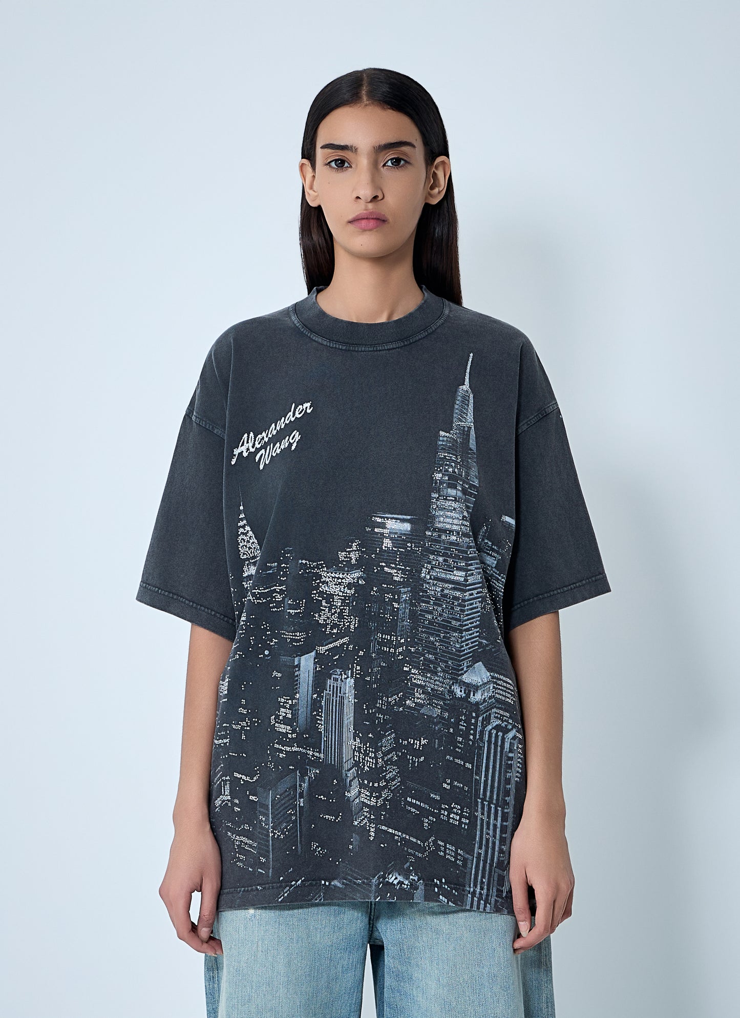 Alexander Wang Women Logo Motif T-Shirt ALEXANDER WANG