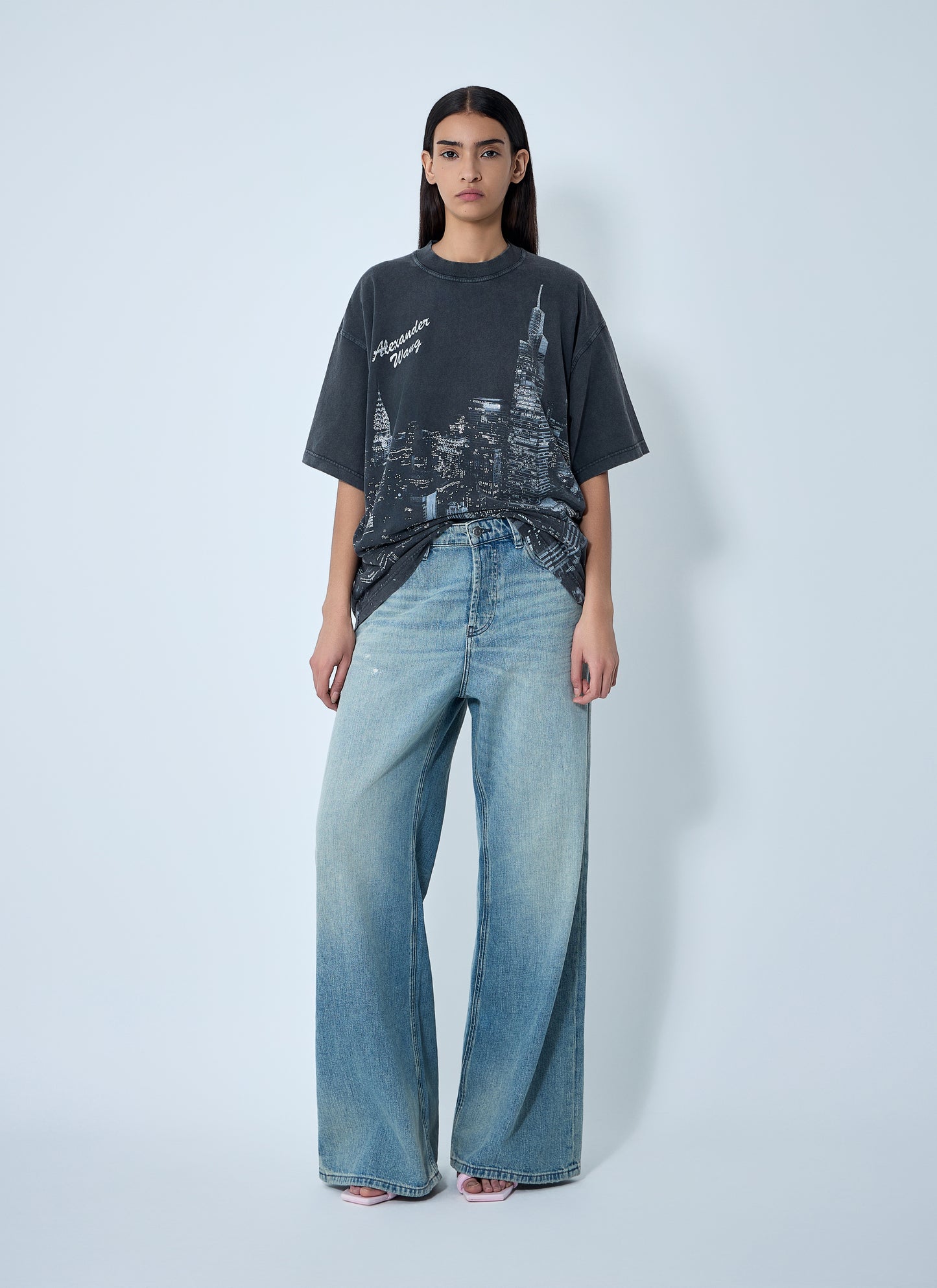 Alexander Wang Women Logo Motif T-Shirt ALEXANDER WANG