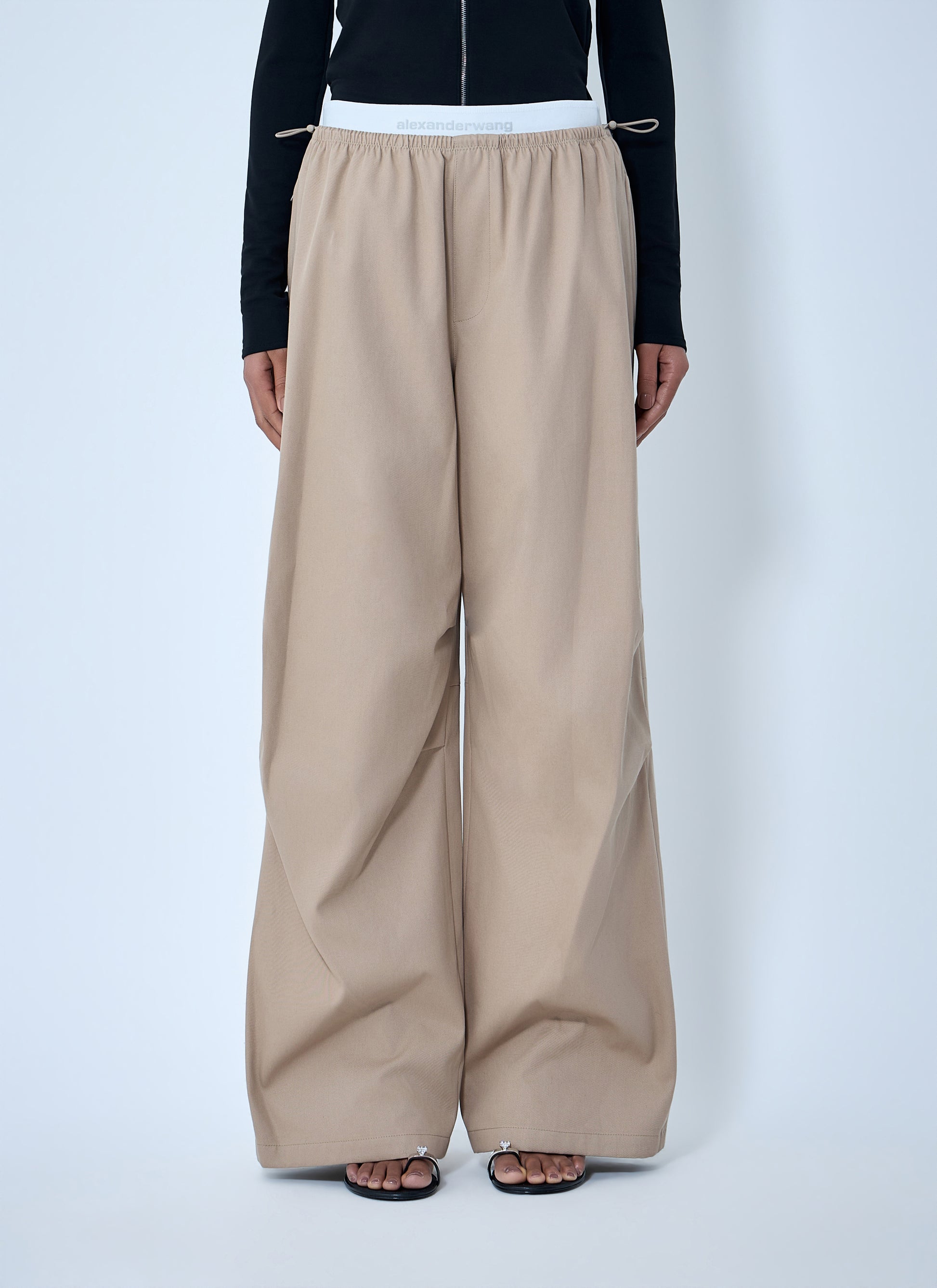 Alexander Wang Women Wide-Leg Elasticated Waist Pants ALEXANDER WANG