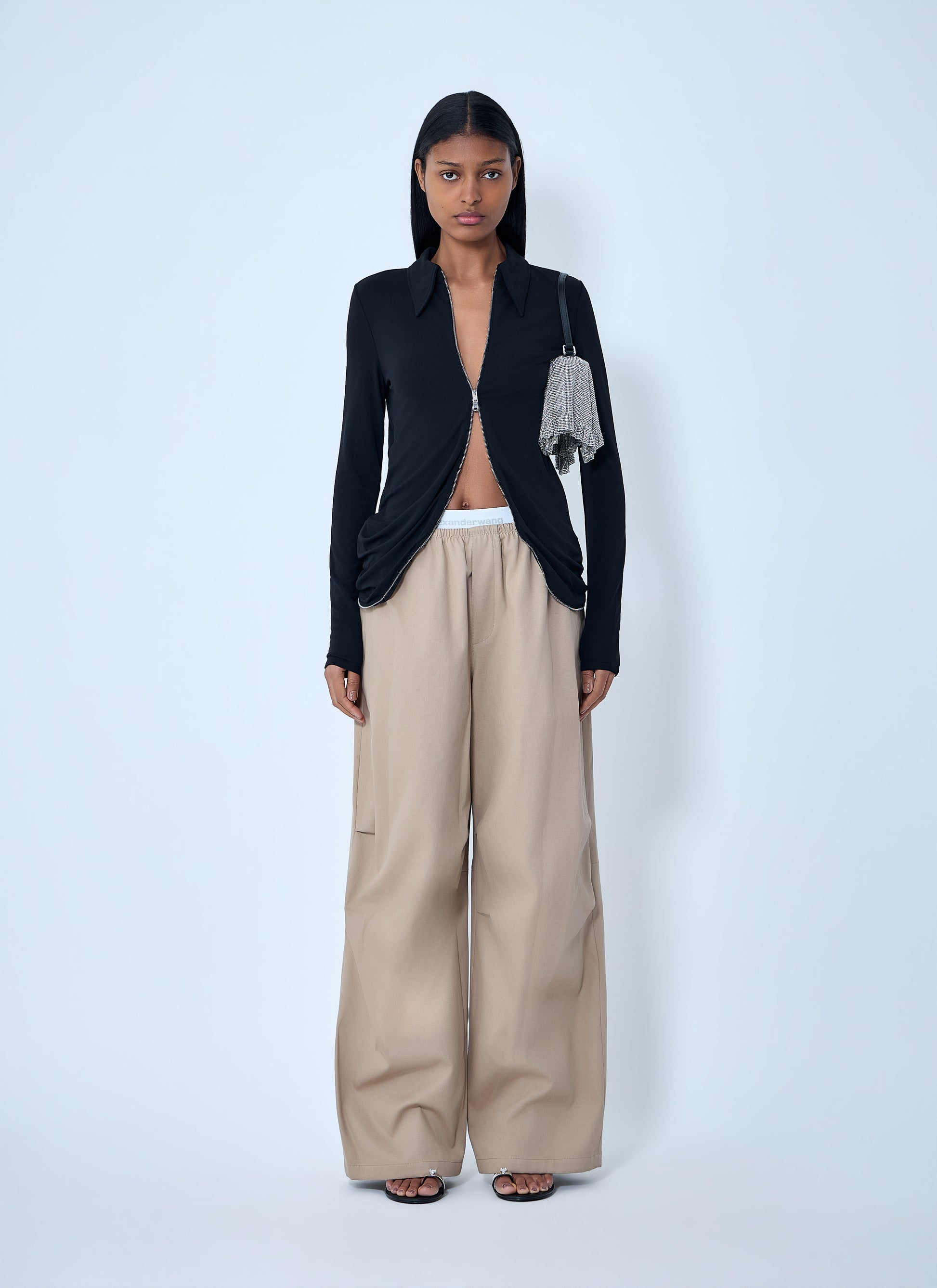 Alexander Wang Women Wide-Leg Elasticated Waist Pants ALEXANDER WANG