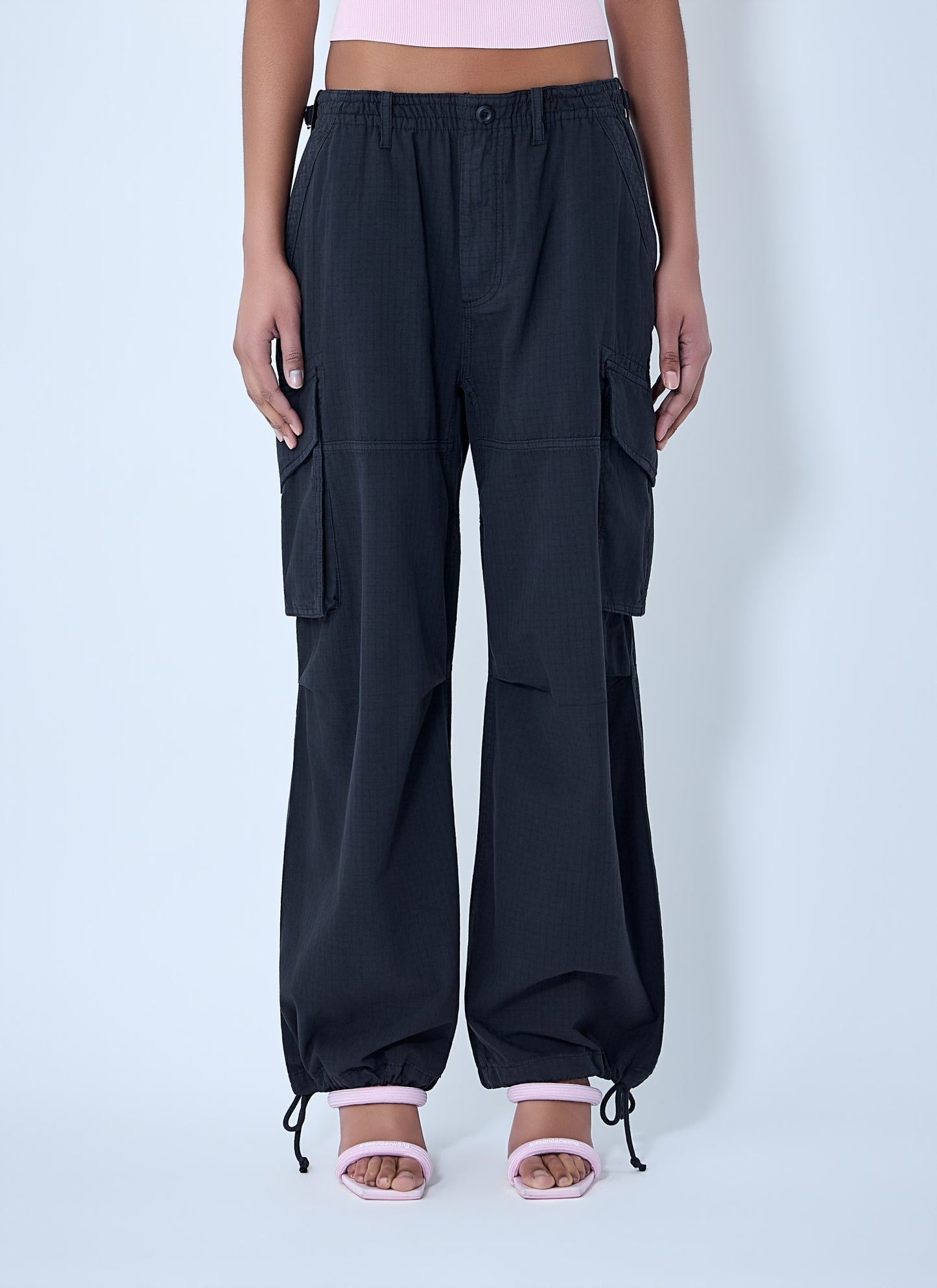 Alexander Wang Women Drawstring Cargo Trousers ALEXANDER WANG