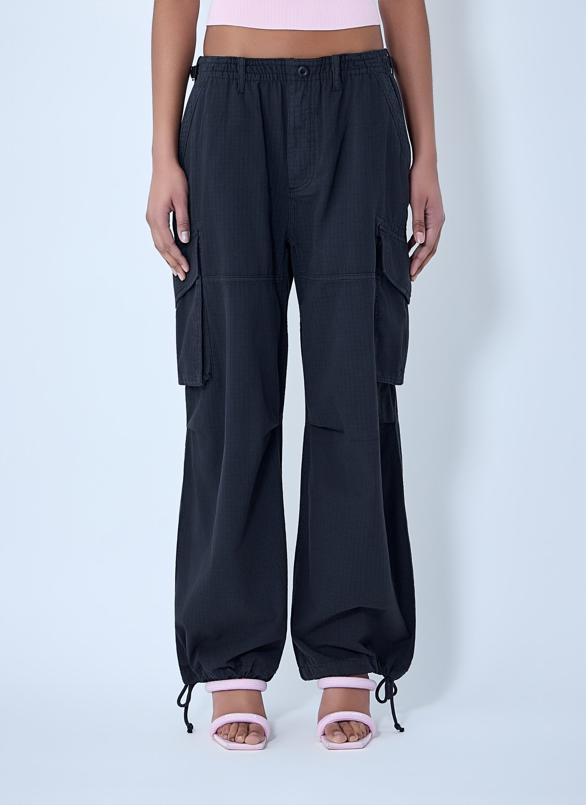 Alexander Wang Women Drawstring Cargo Trousers ALEXANDER WANG