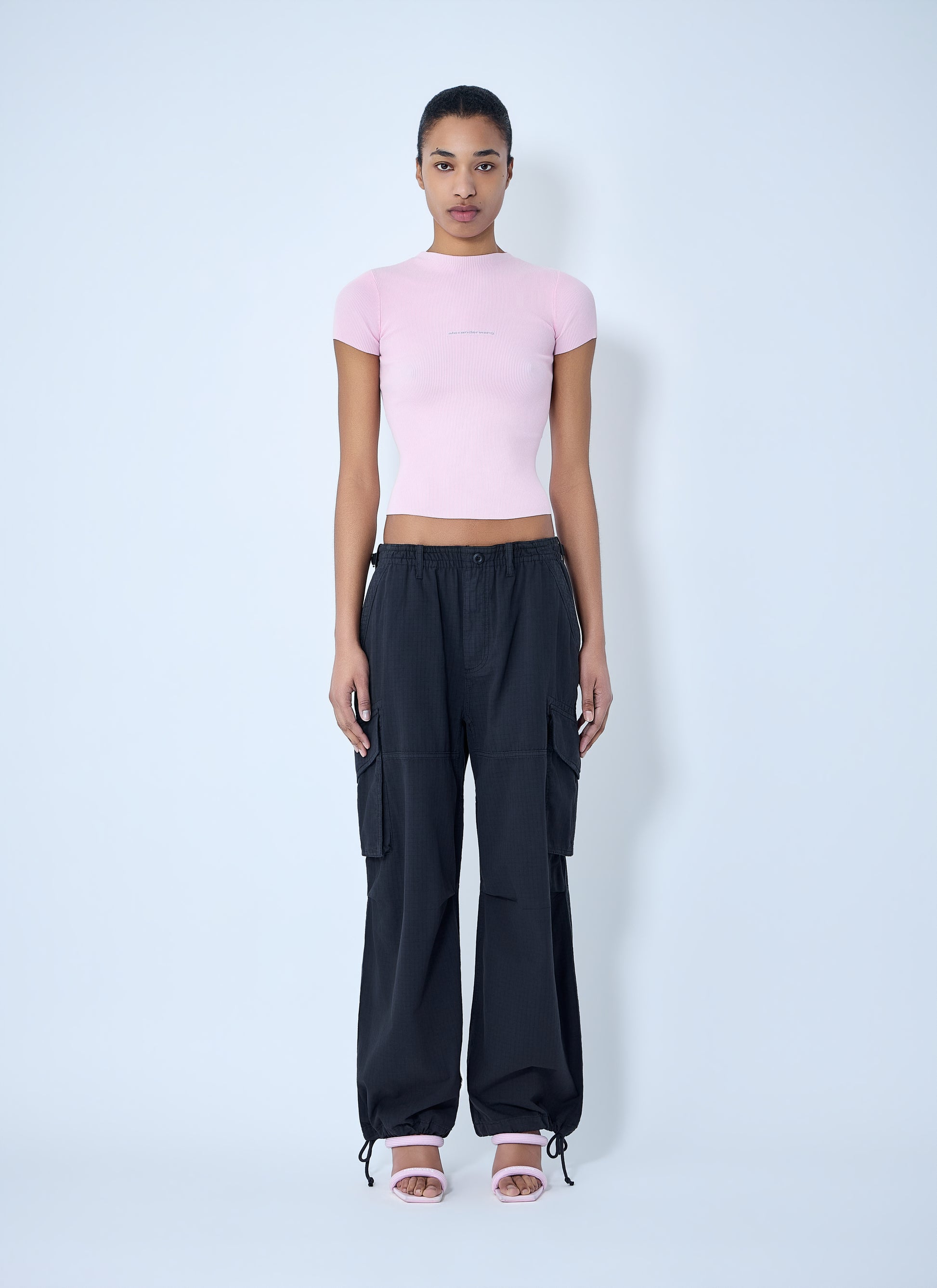 Alexander Wang Women Drawstring Cargo Trousers ALEXANDER WANG