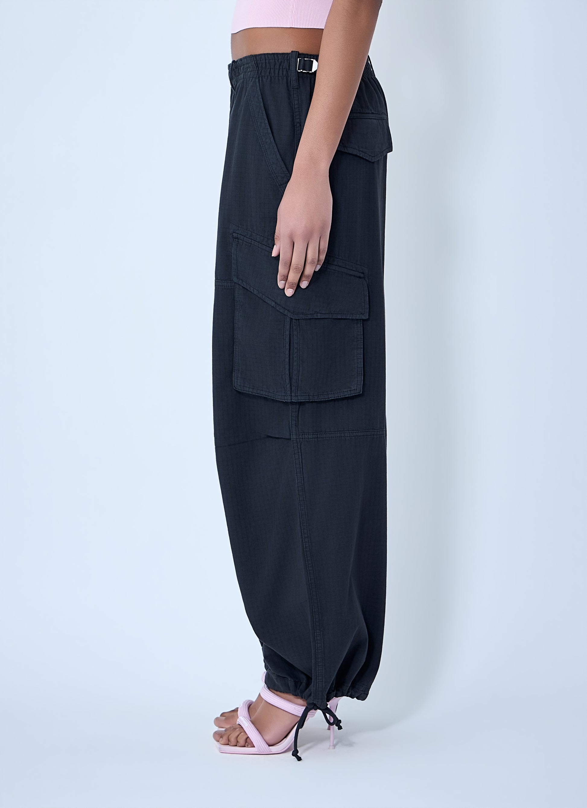 Alexander Wang Women Drawstring Cargo Trousers ALEXANDER WANG