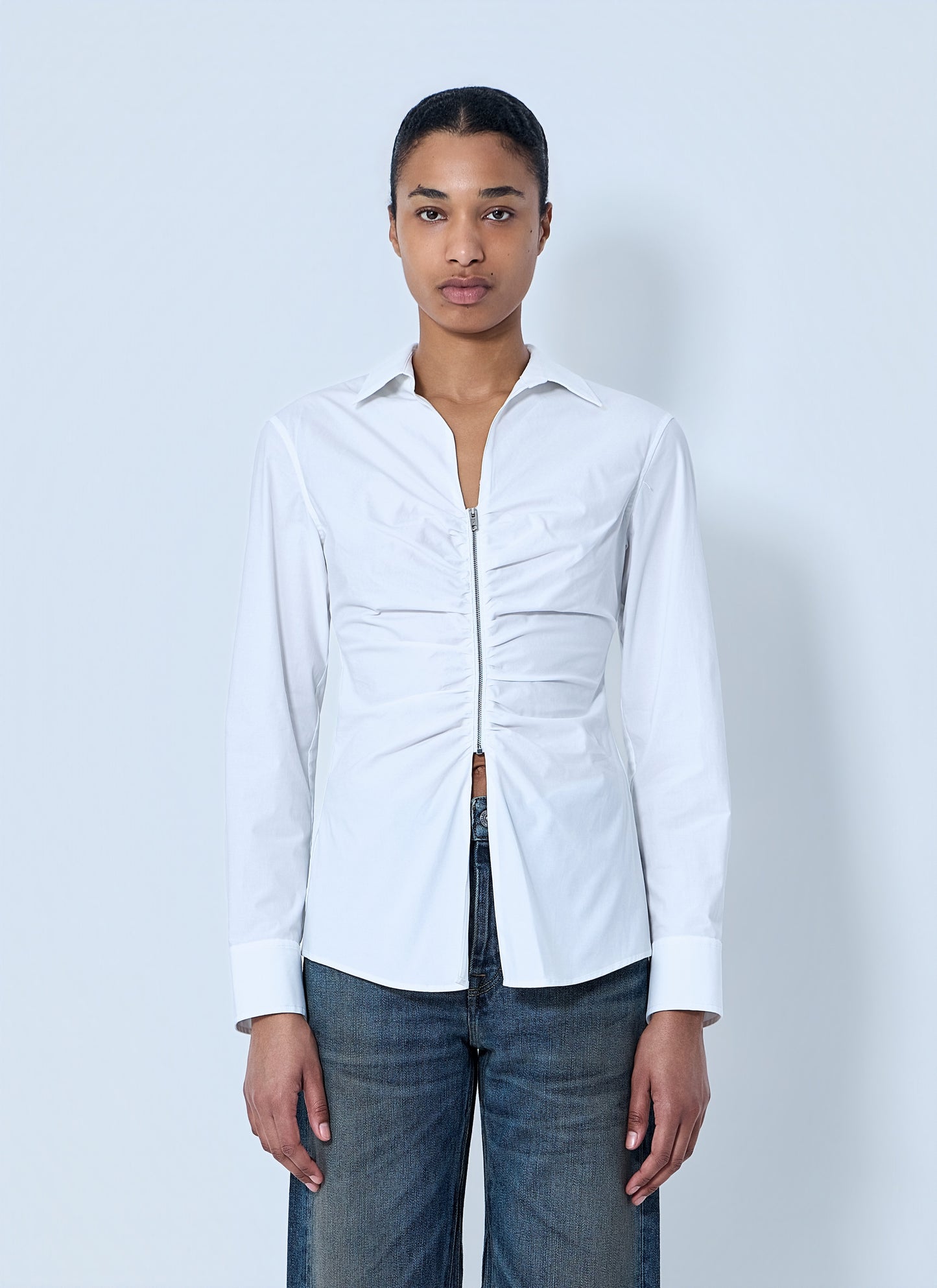 Alexander Wang Women Gathered Bust Shirt ALEXANDER WANG