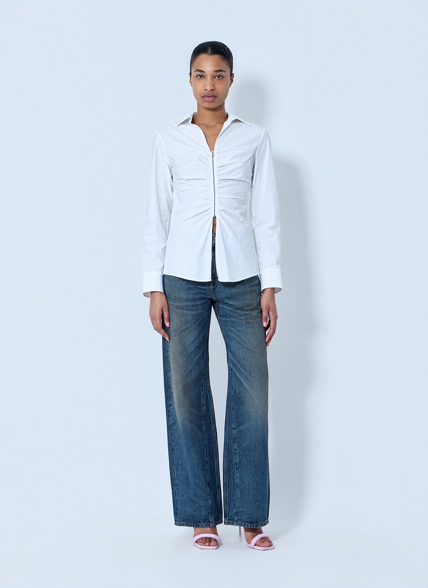 Alexander Wang Women Gathered Bust Shirt ALEXANDER WANG
