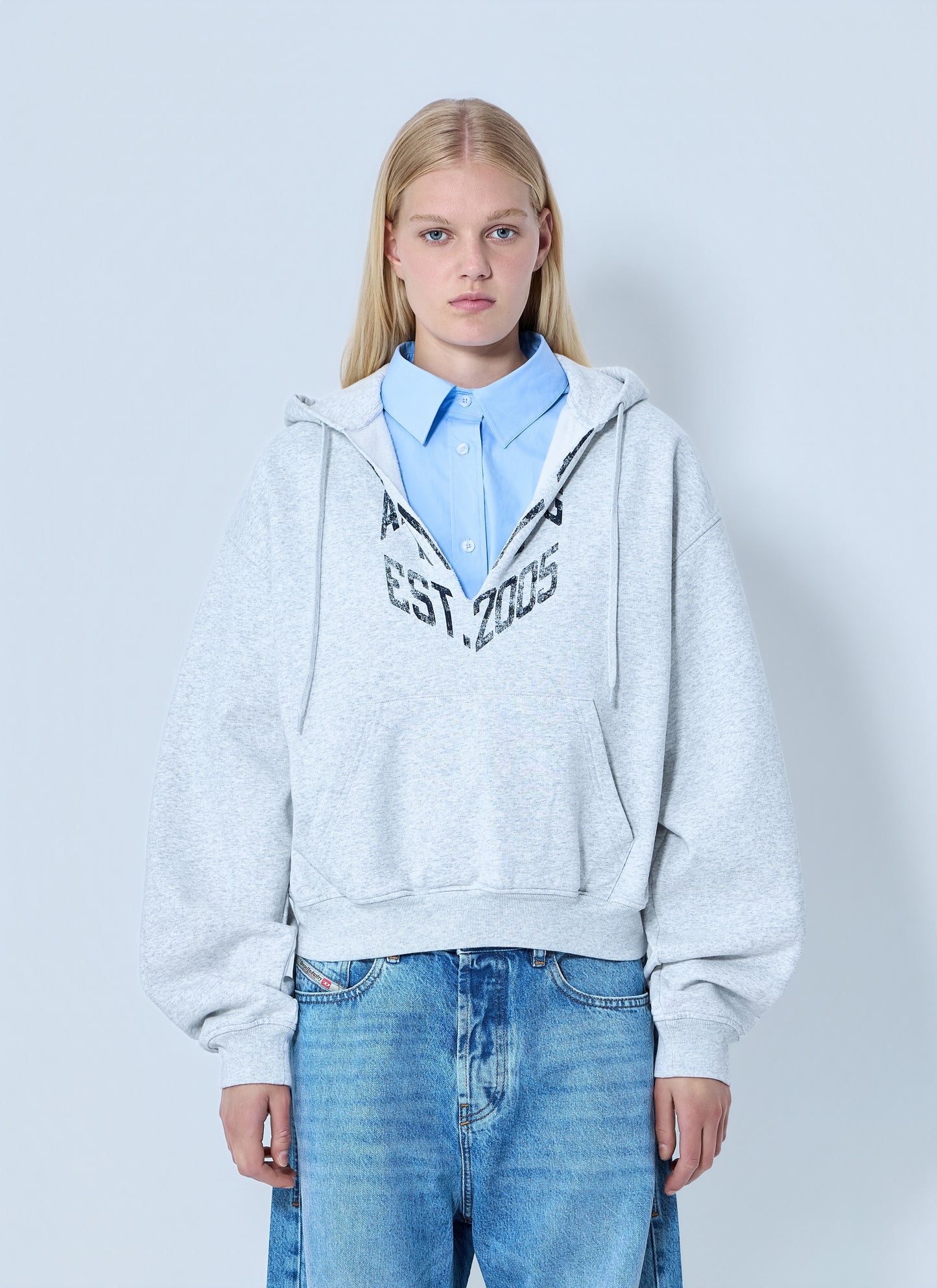 Alexander Wang Women Shirt Dickie Layered Hoodie ALEXANDER WANG