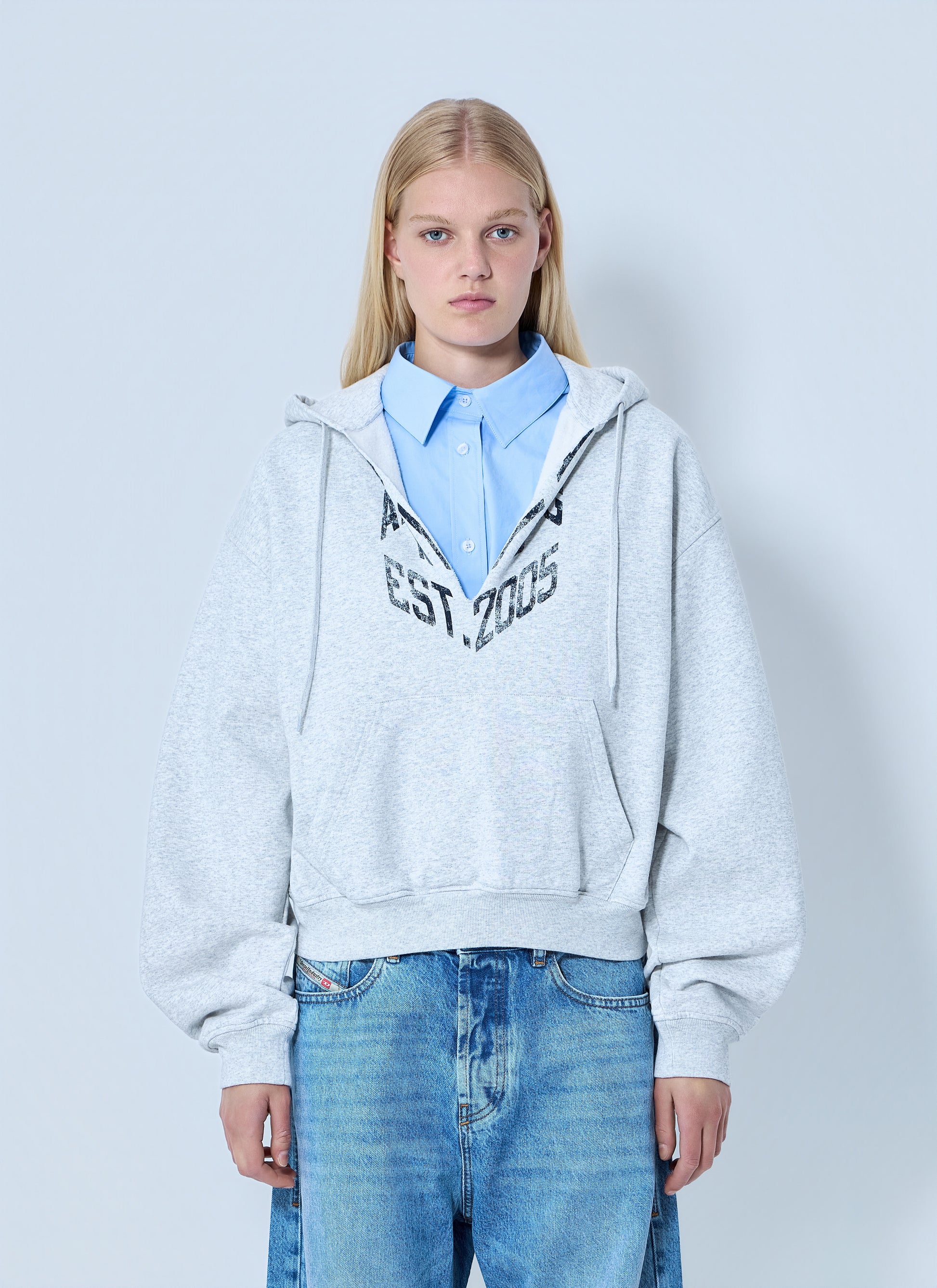 Alexander Wang Women Shirt Dickie Layered Hoodie ALEXANDER WANG