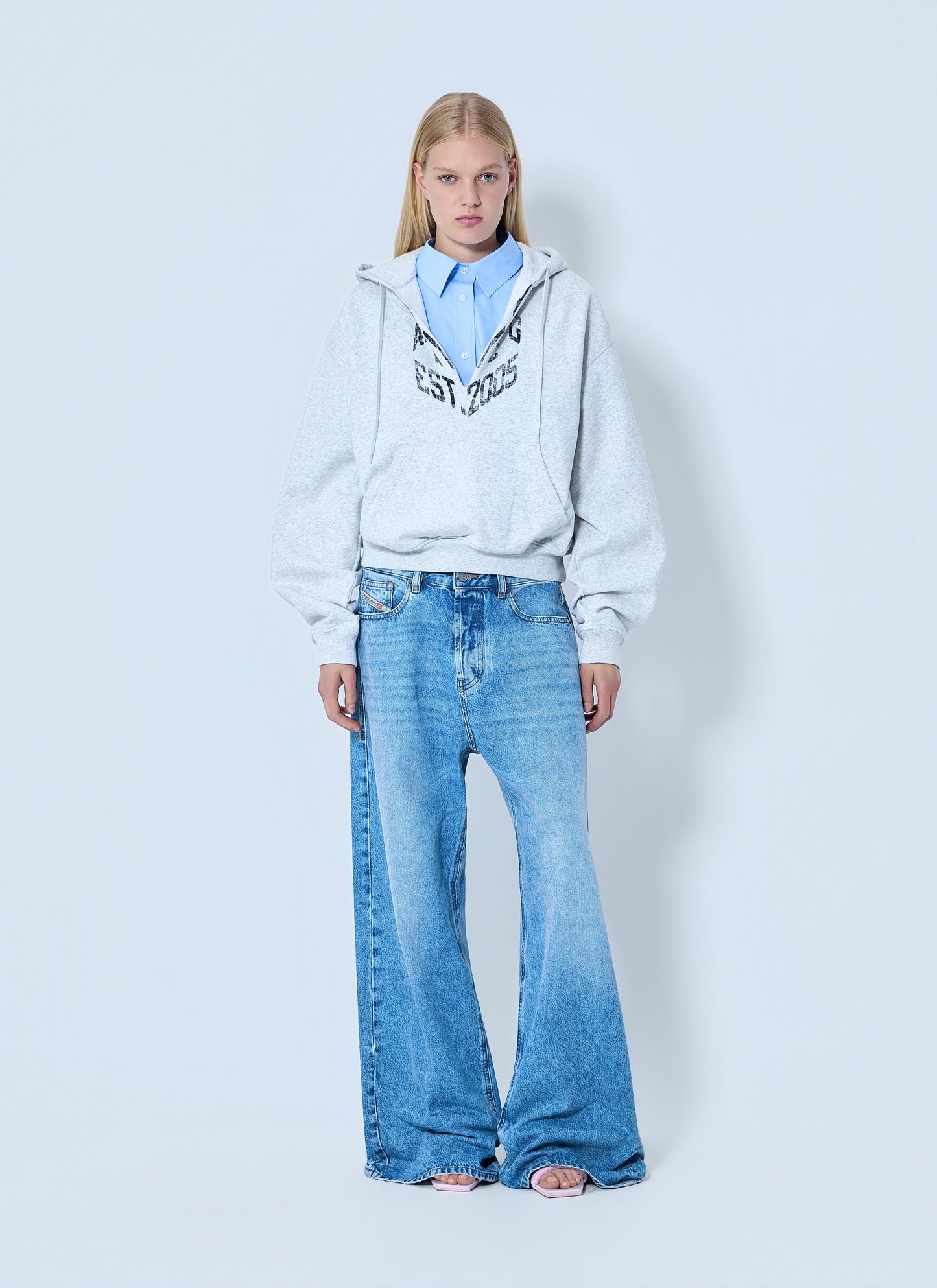 Alexander Wang Women Shirt Dickie Layered Hoodie ALEXANDER WANG