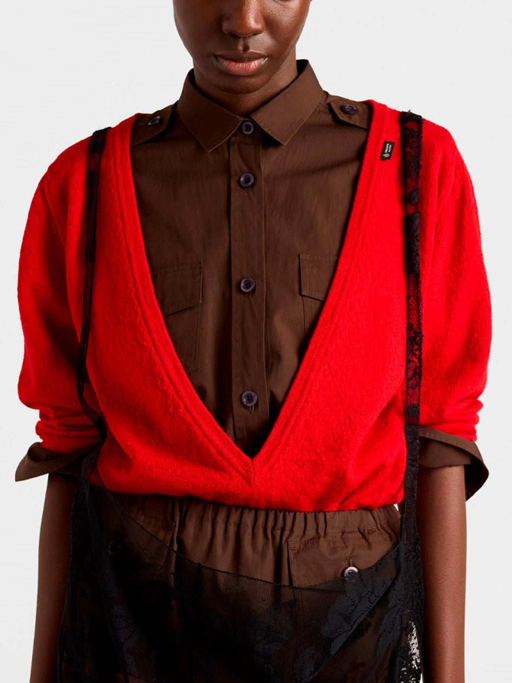 Prada Women Cashmere V Neck PRADA
