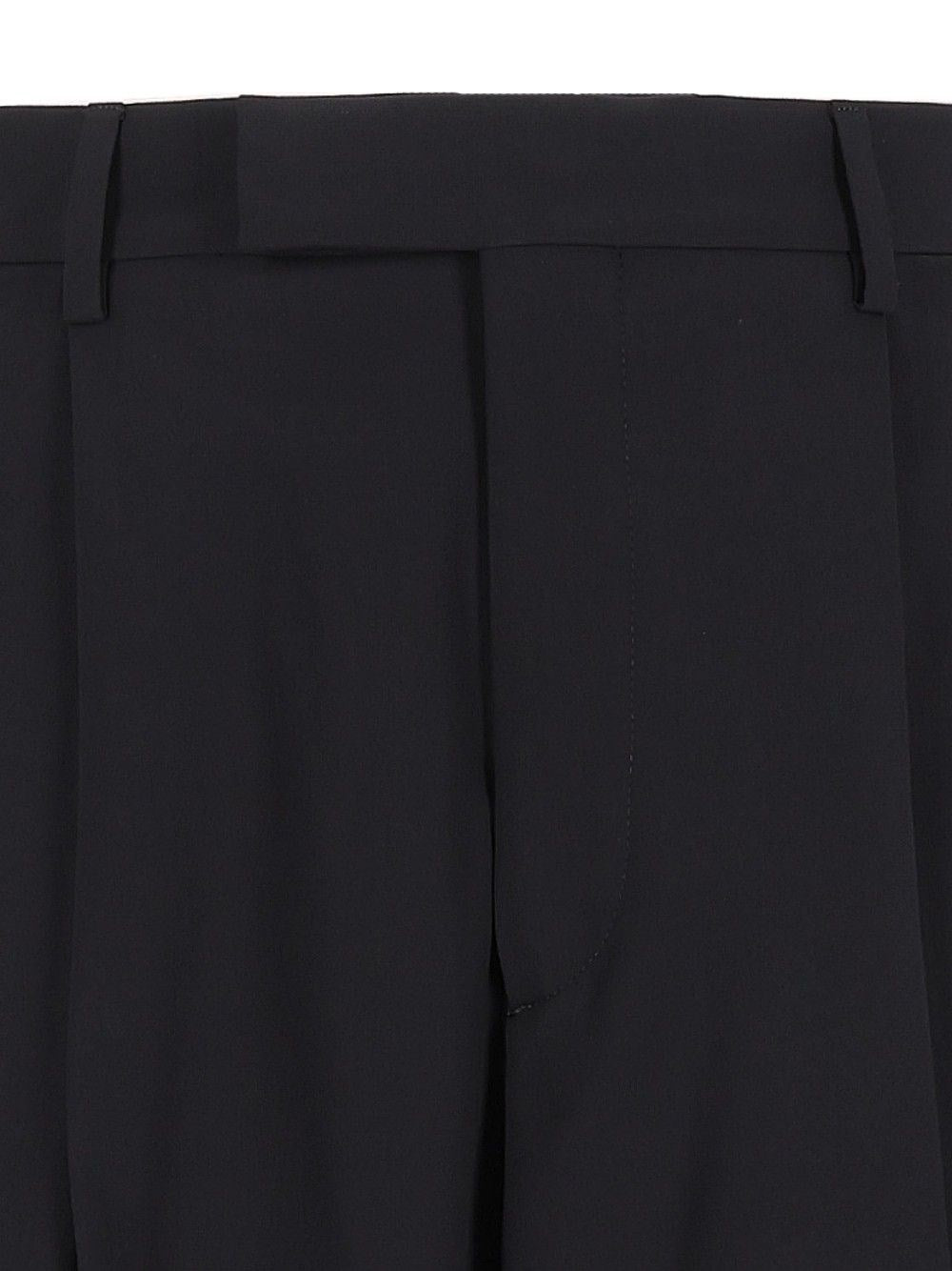 Giorgio Armani Men Oversized Trousers In Virgin Wool Crepe GIORGIO ARMANI