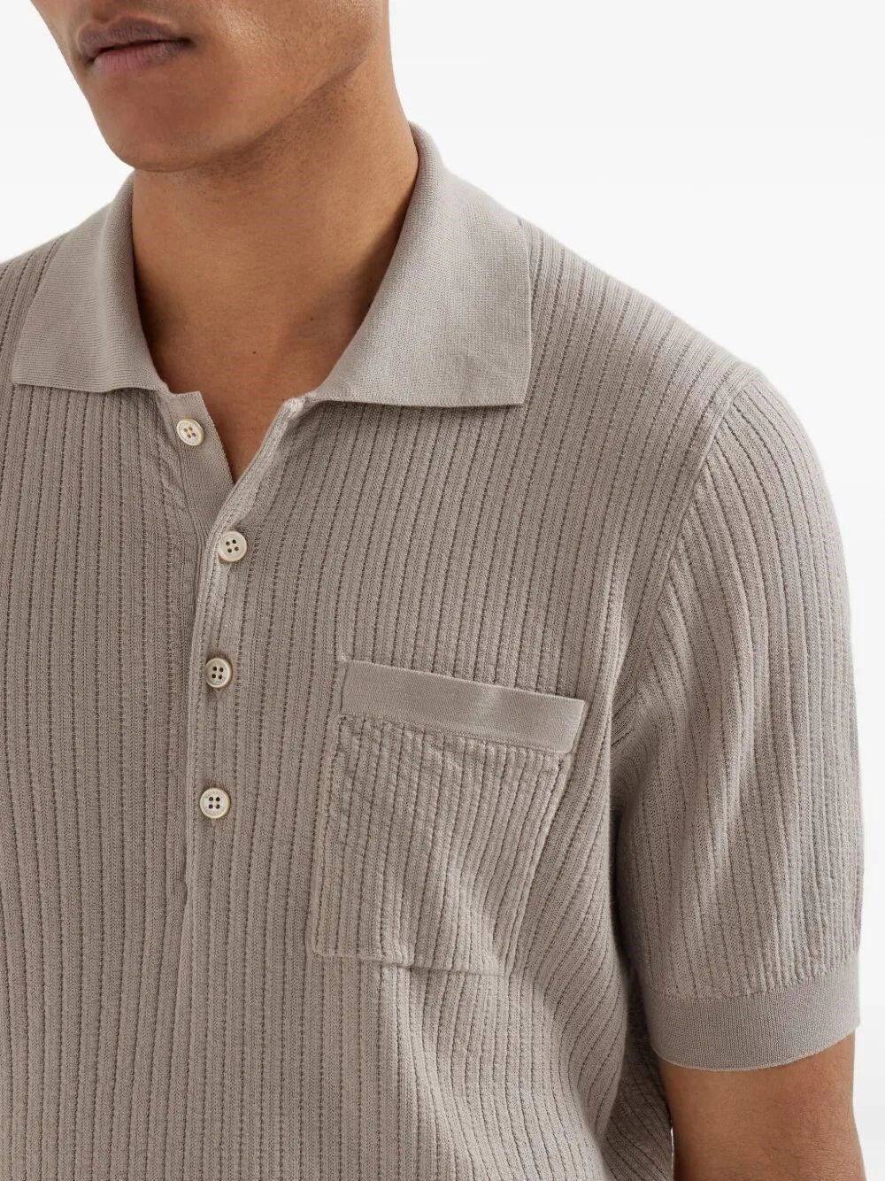 Brunello Cucinelli Men Short Sleeve Polo BRUNELLO CUCINELLI