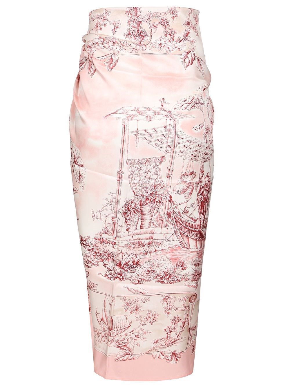 Ferragamo Women Pareo With "Travel" Print FERRAGAMO