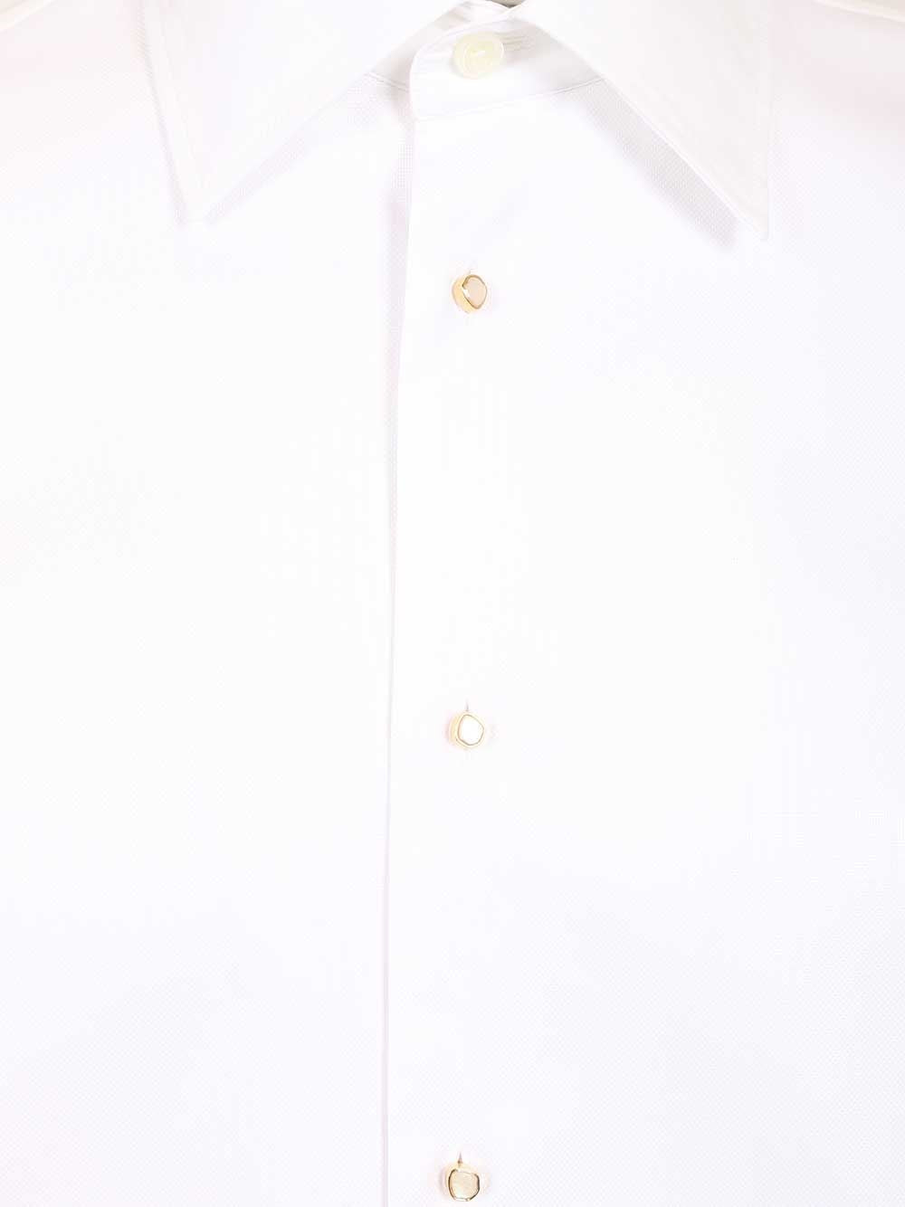 Burberry Men Slim-Fit Cotton Tuxedo Shirt BURBERRY
