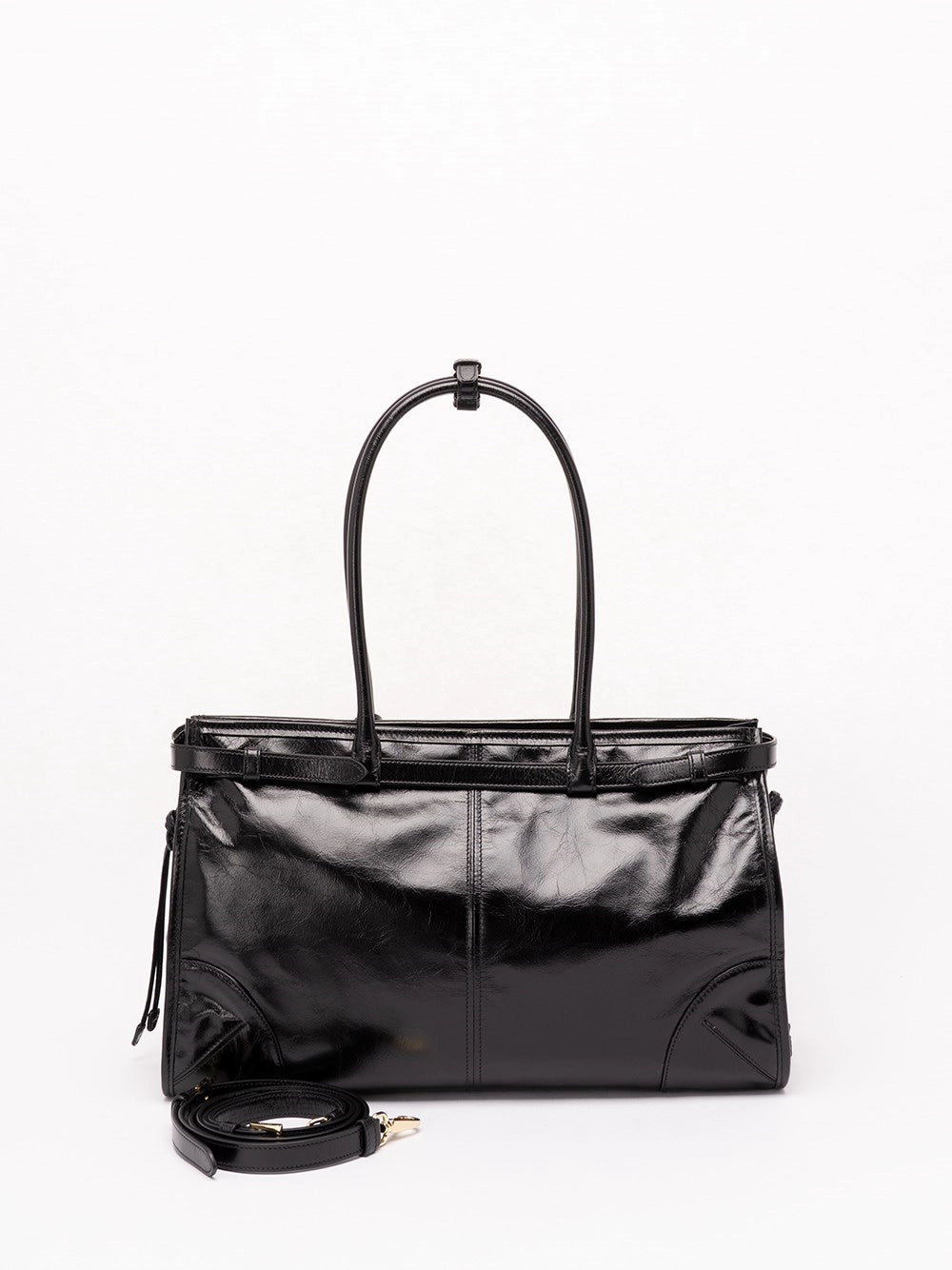 Prada Women Prada Bonnie Large Leather Bag PRADA