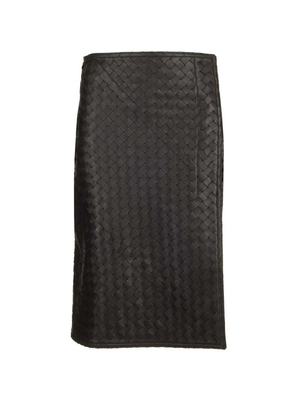 Bottega Veneta Women Leather Pencil Skirt BOTTEGA VENETA