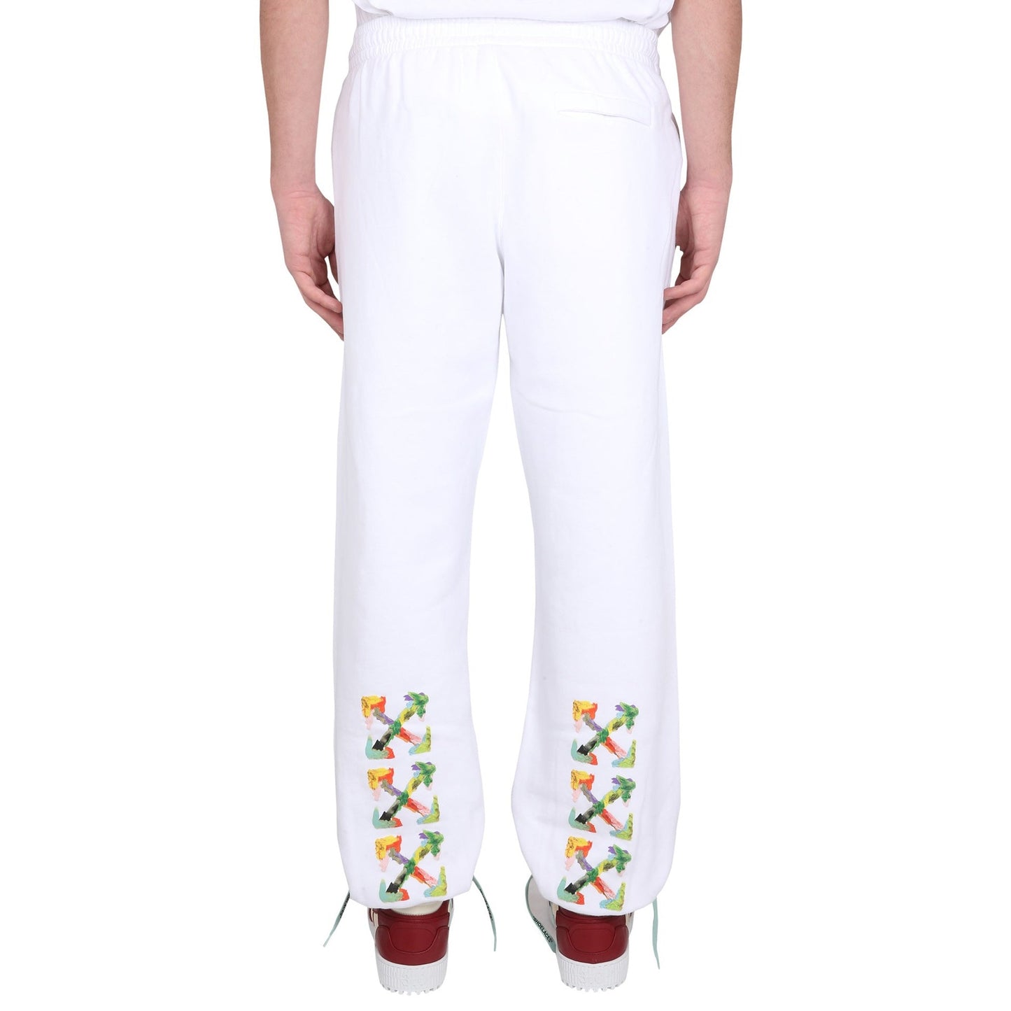 Off-White Cotton Logo Sweatpants Men OFF-WHITE