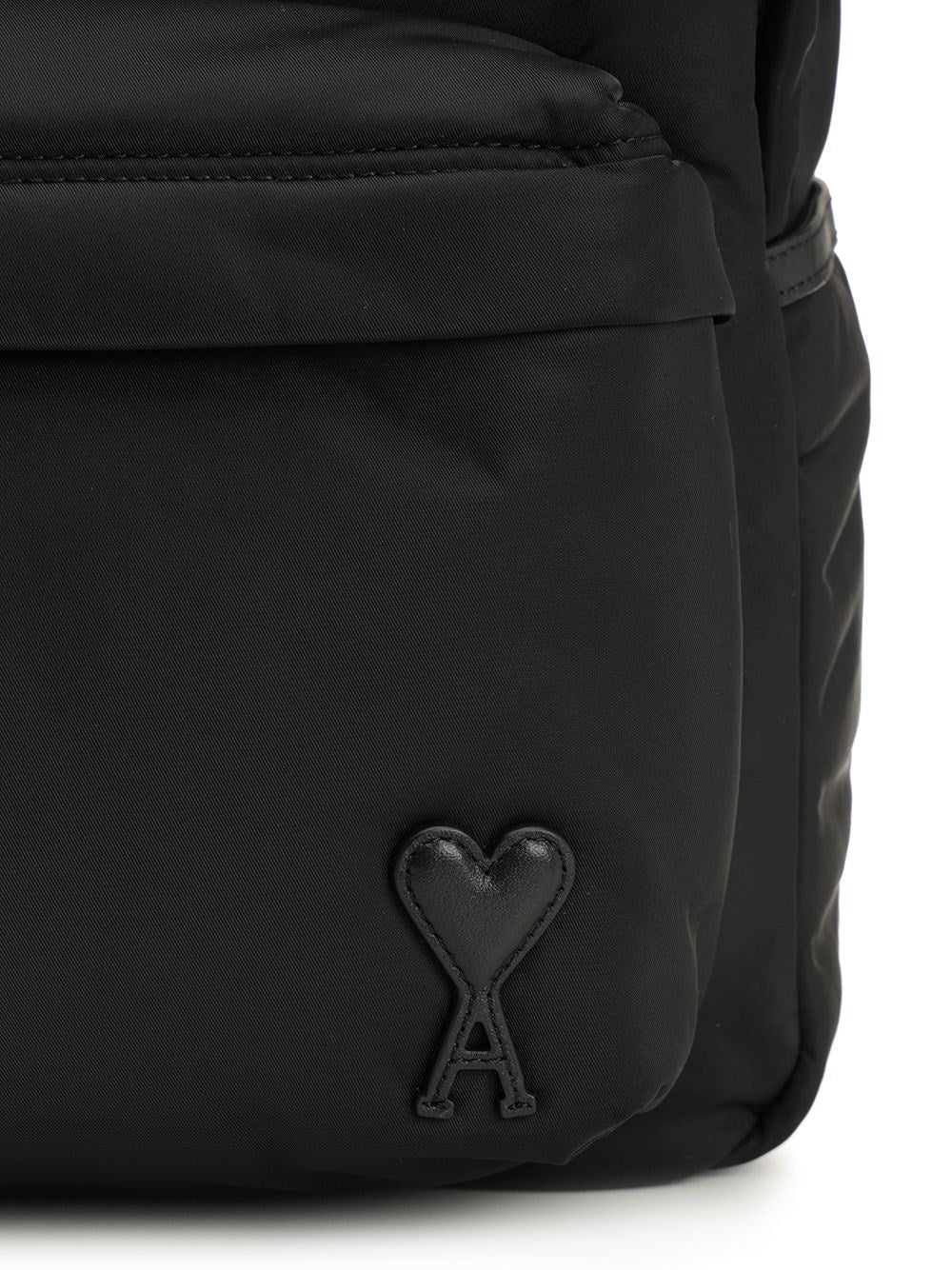 Ami Women Marcel Backpack In Padded Nylon Canvas AMI PARIS