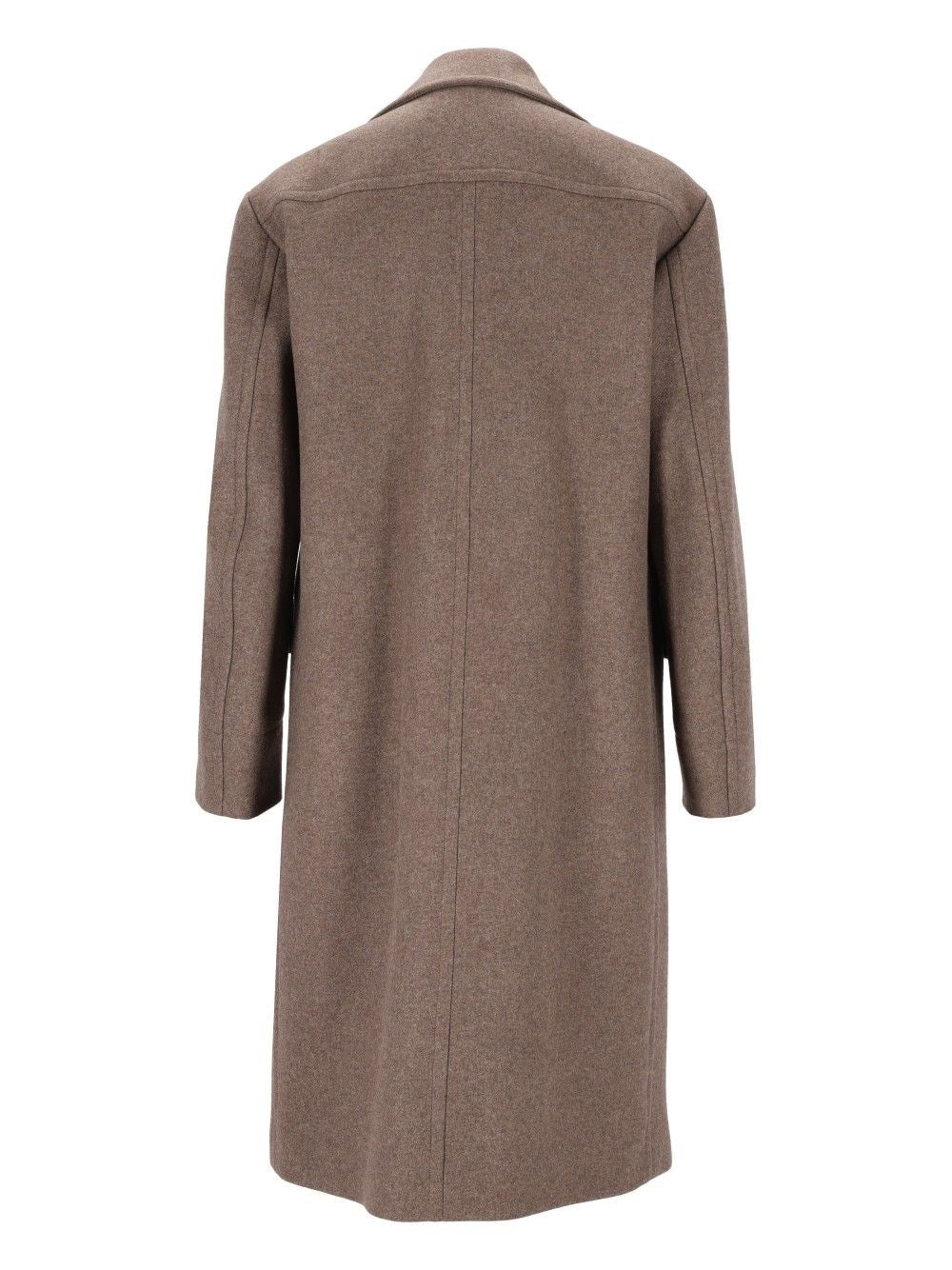 Dries Van Noten Men Oversized Double-Breasted Wool Coat DRIES VAN NOTEN