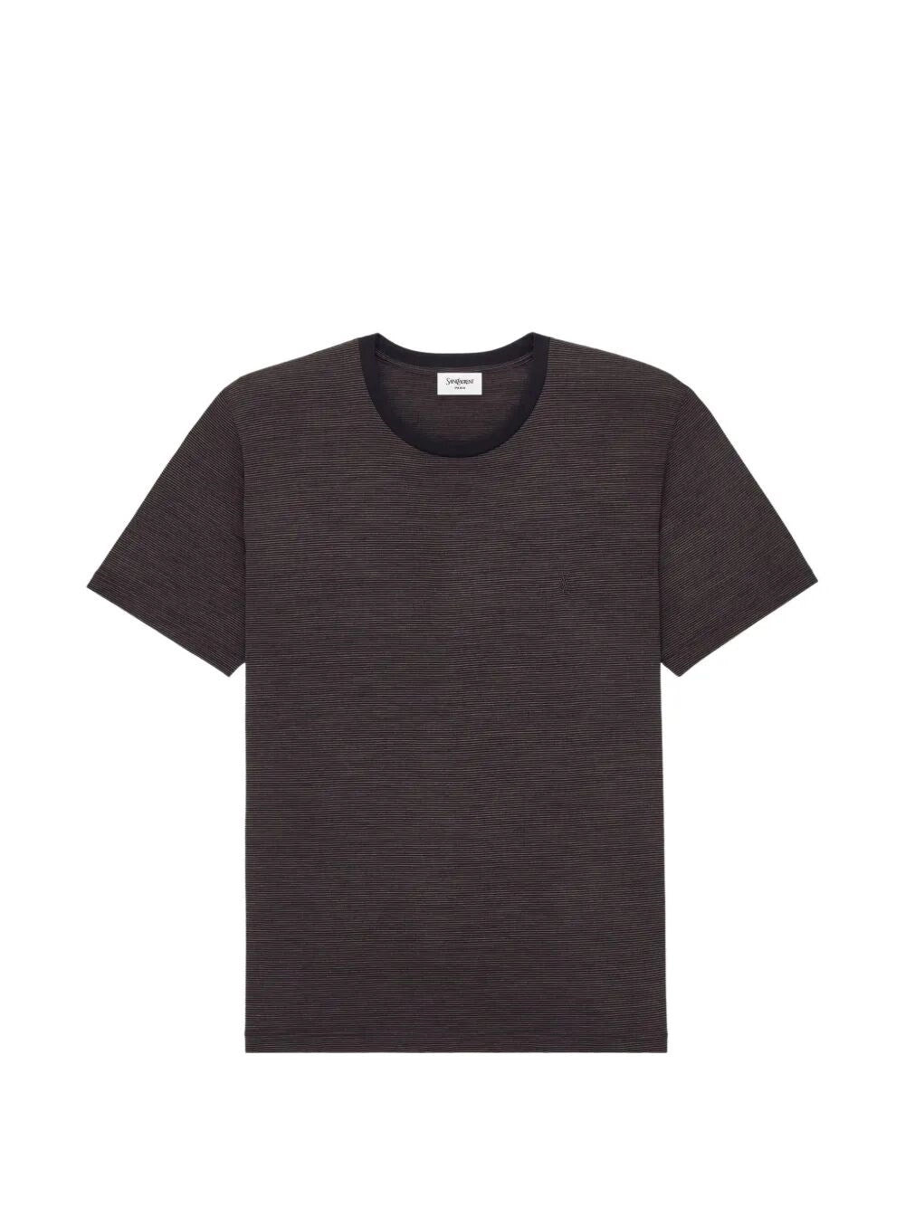Saint Laurent Men Crew-Neck T-Shirt SAINT LAURENT