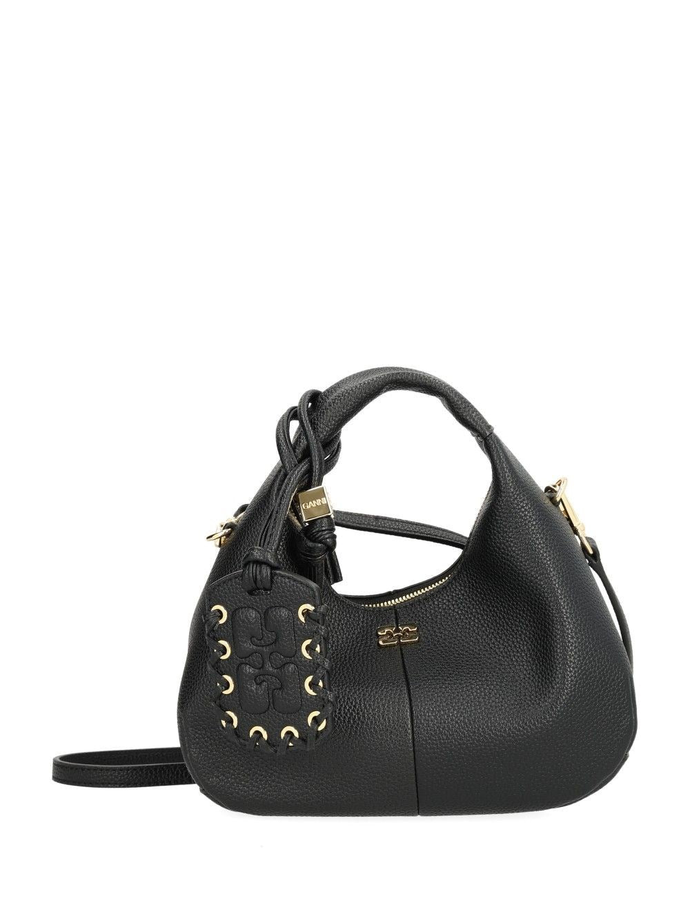 Ganni Women Mini Shoulder Bag With Grained Finish GANNI