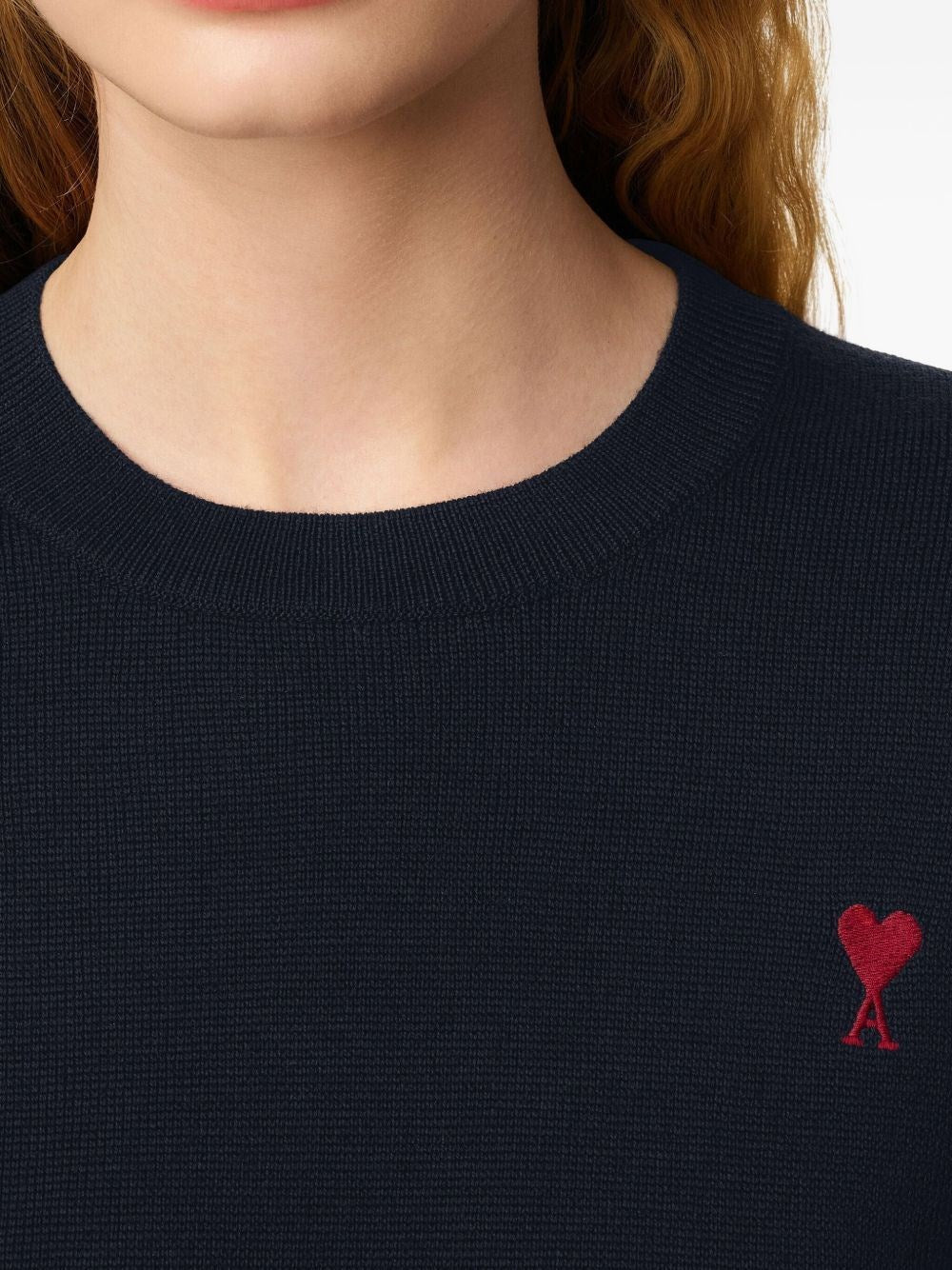 Ami Women Ami De Cœur Wool Sweater AMI PARIS