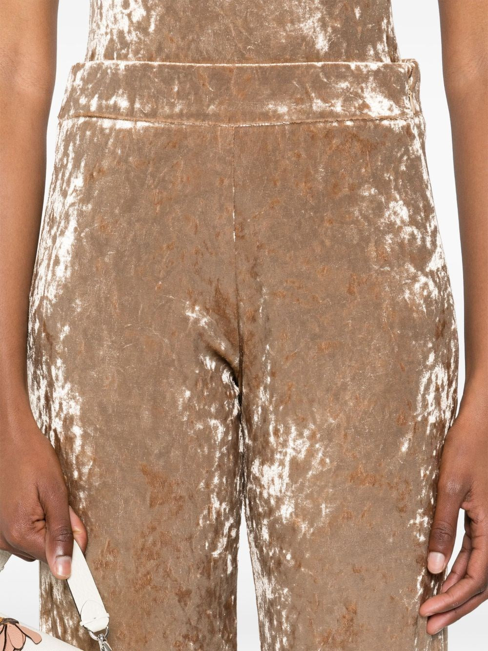 Forte_Forte Women Iridescent Velvet Trousers FORTE FORTE
