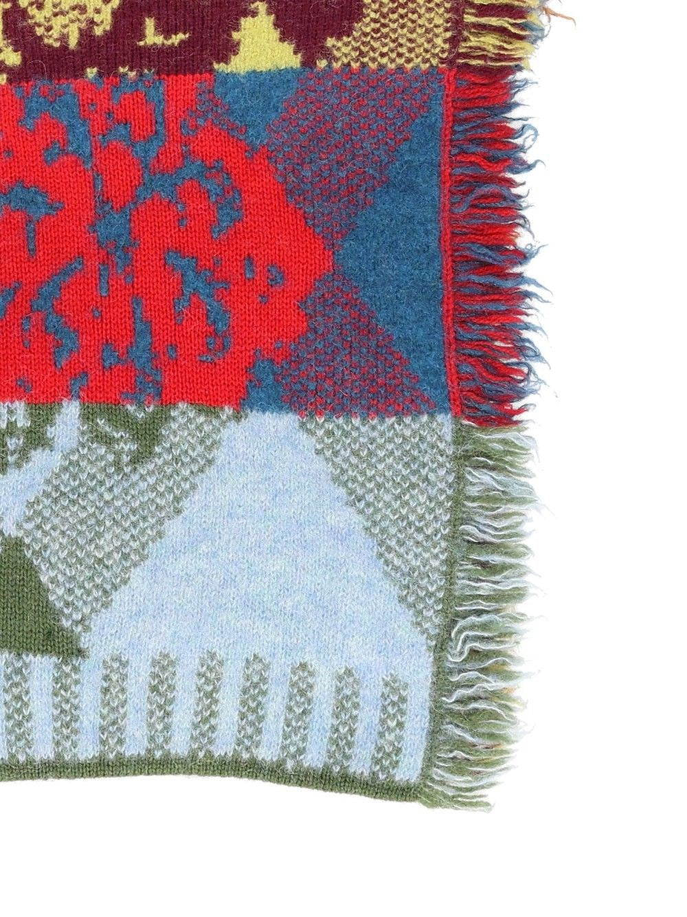 Dries Van Noten Men Long Wool And Alpaca Scarf DRIES VAN NOTEN