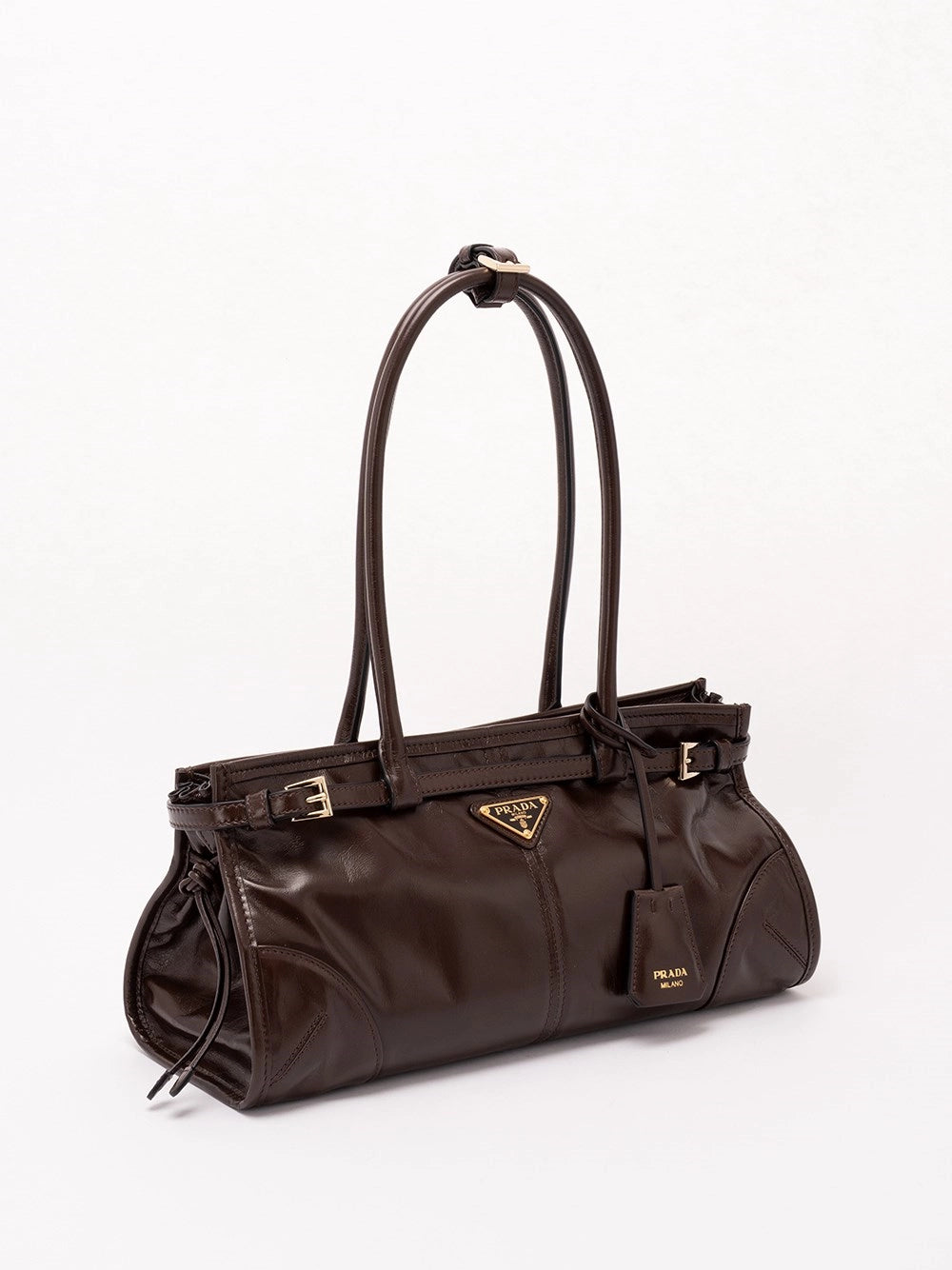 Prada Women Prada Bonnie Medium Leather Bag PRADA
