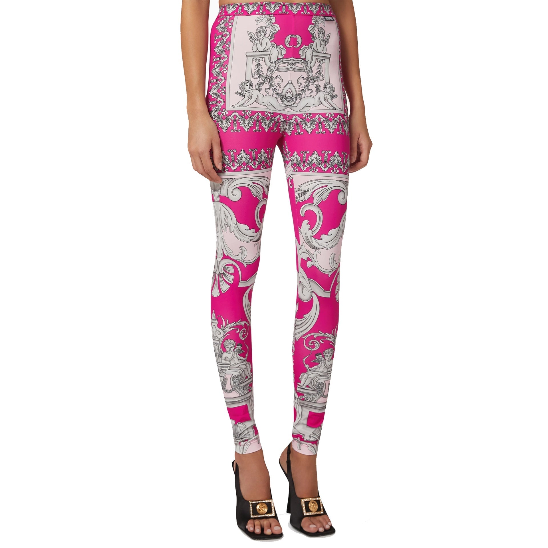 Versace Baroque Print Leggings Women VERSACE