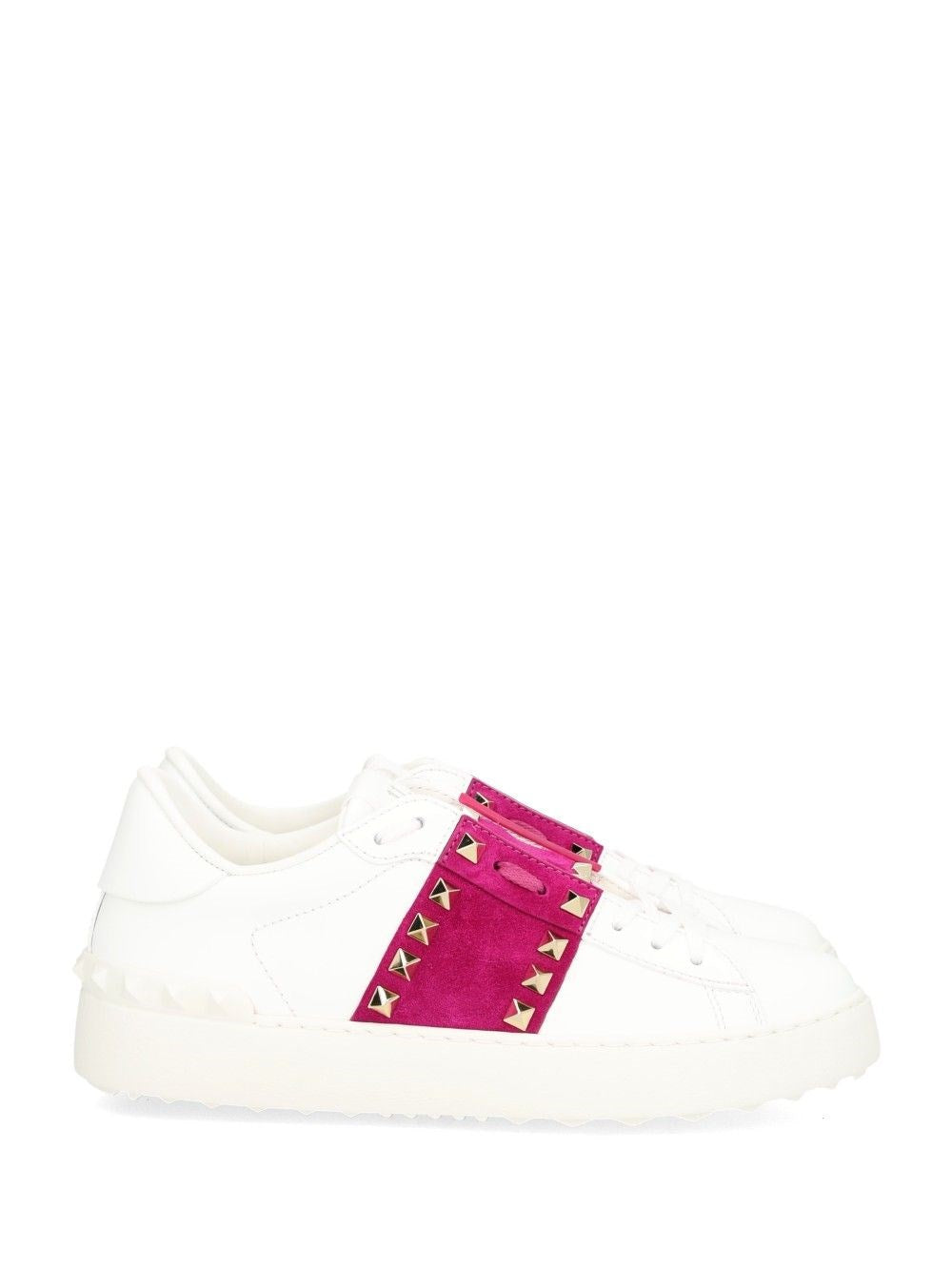 Valentino Garavani Women Rockstud Untitled Leather Sneakers VALENTINO GARAVANI