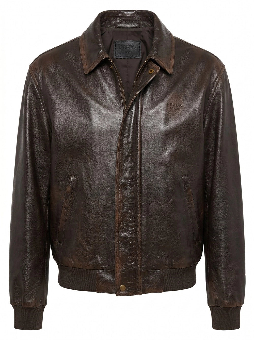 Prada Men Leather Jacket PRADA