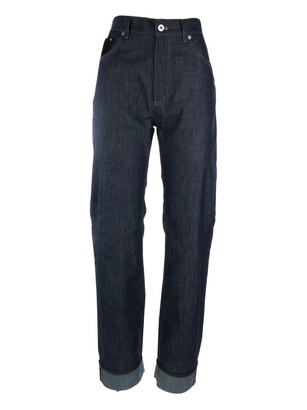 Bottega Veneta Women Jeans With Woven Pocket BOTTEGA VENETA