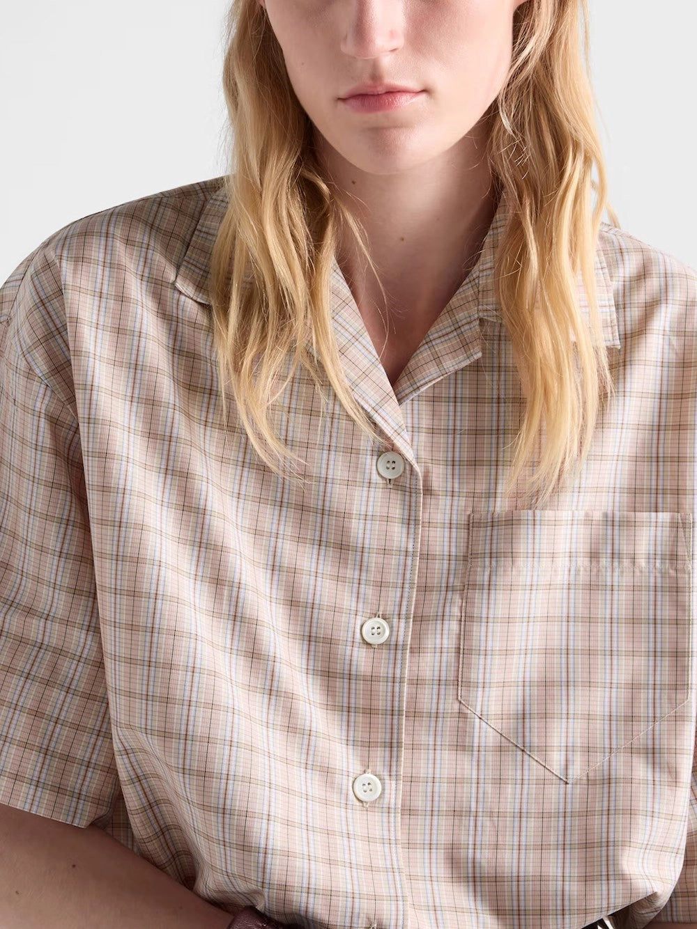 Prada Women Madras Print Shirt PRADA