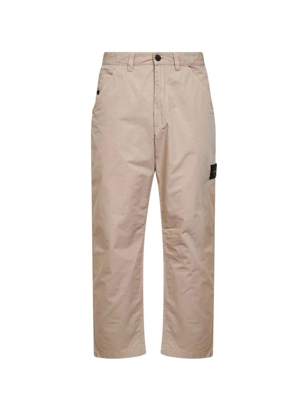 Stone Island Men Mercerised Organic Cotton Ripstop Pants STONE ISLAND