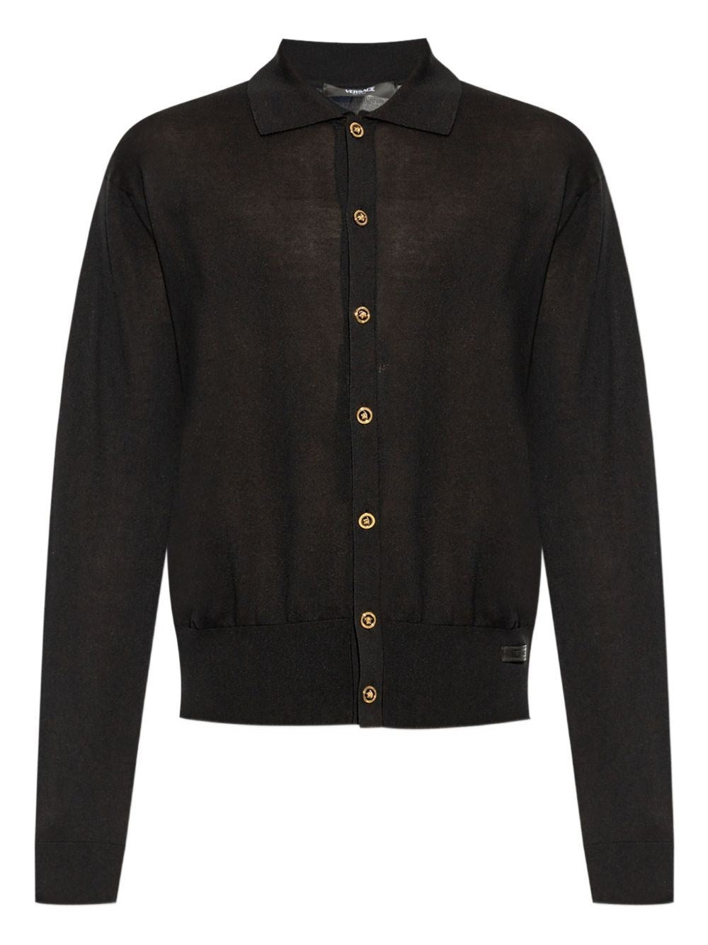 Versace Men Cotton And Silk Cardigan VERSACE