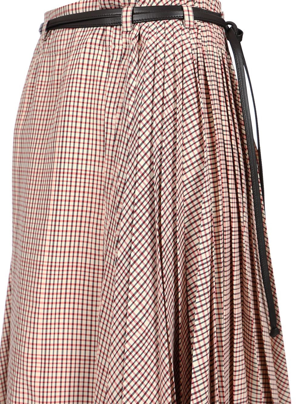 Bottega Veneta Women Checked Midi Skirt BOTTEGA VENETA