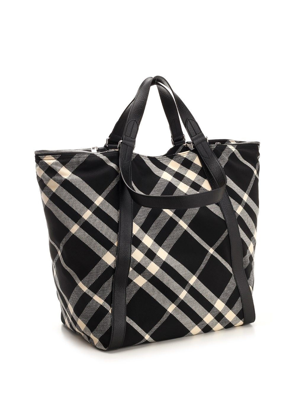 Burberry Men "Check" Tote Bag BURBERRY