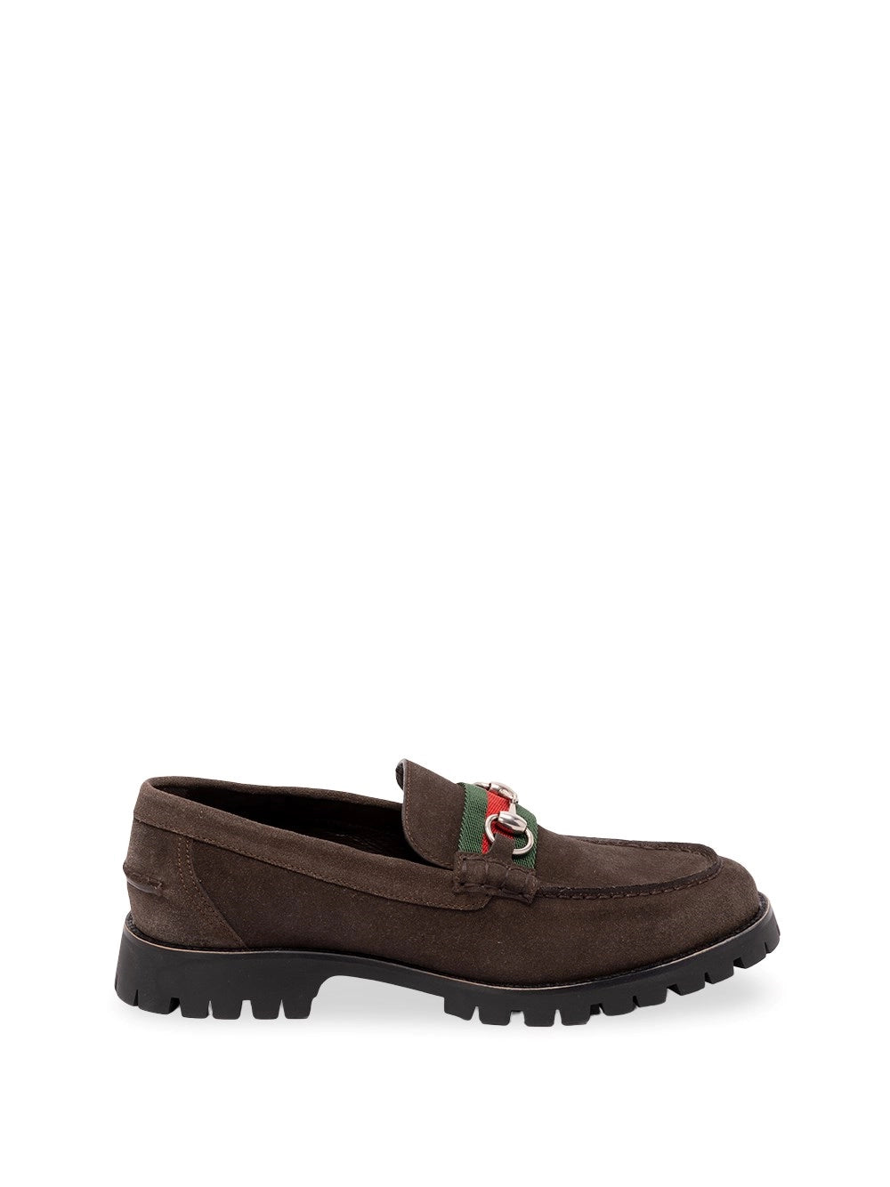 Gucci Men Loafers With Horsebit And Lug Sole GUCCI