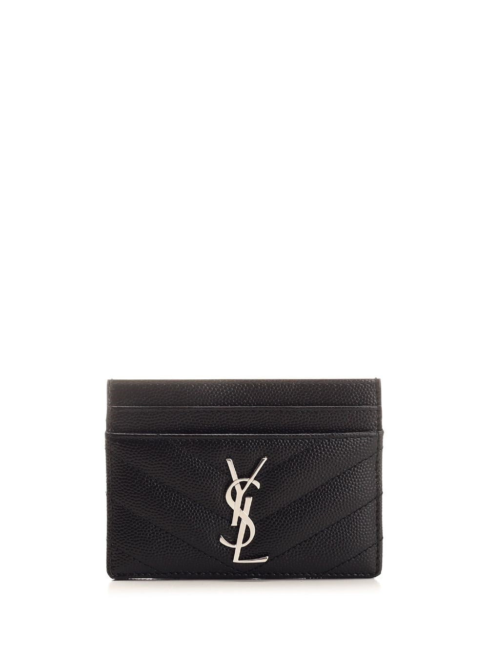 Saint Laurent Women Monogram Card Case SAINT LAURENT