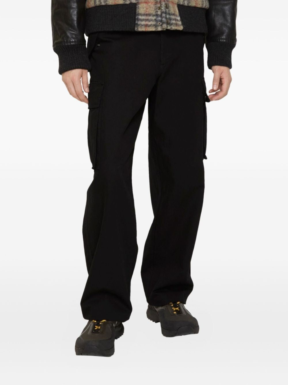Burberry Men Cargo Trousers Crafted From Cotton Twill BURBERRY