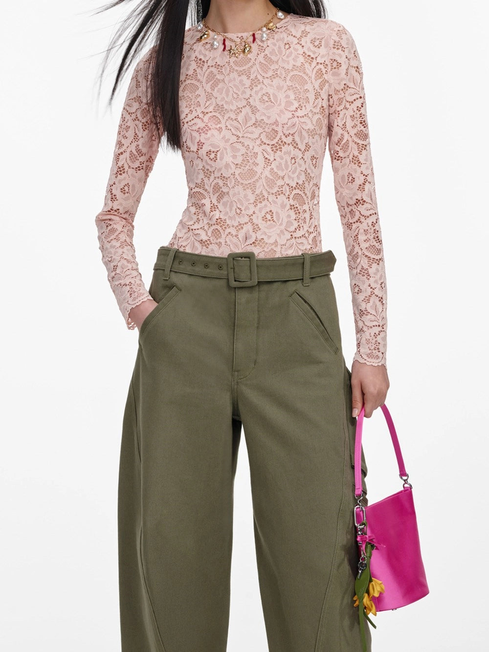 Self-Portrait Women Cargo Jeans SELF-PORTRAIT