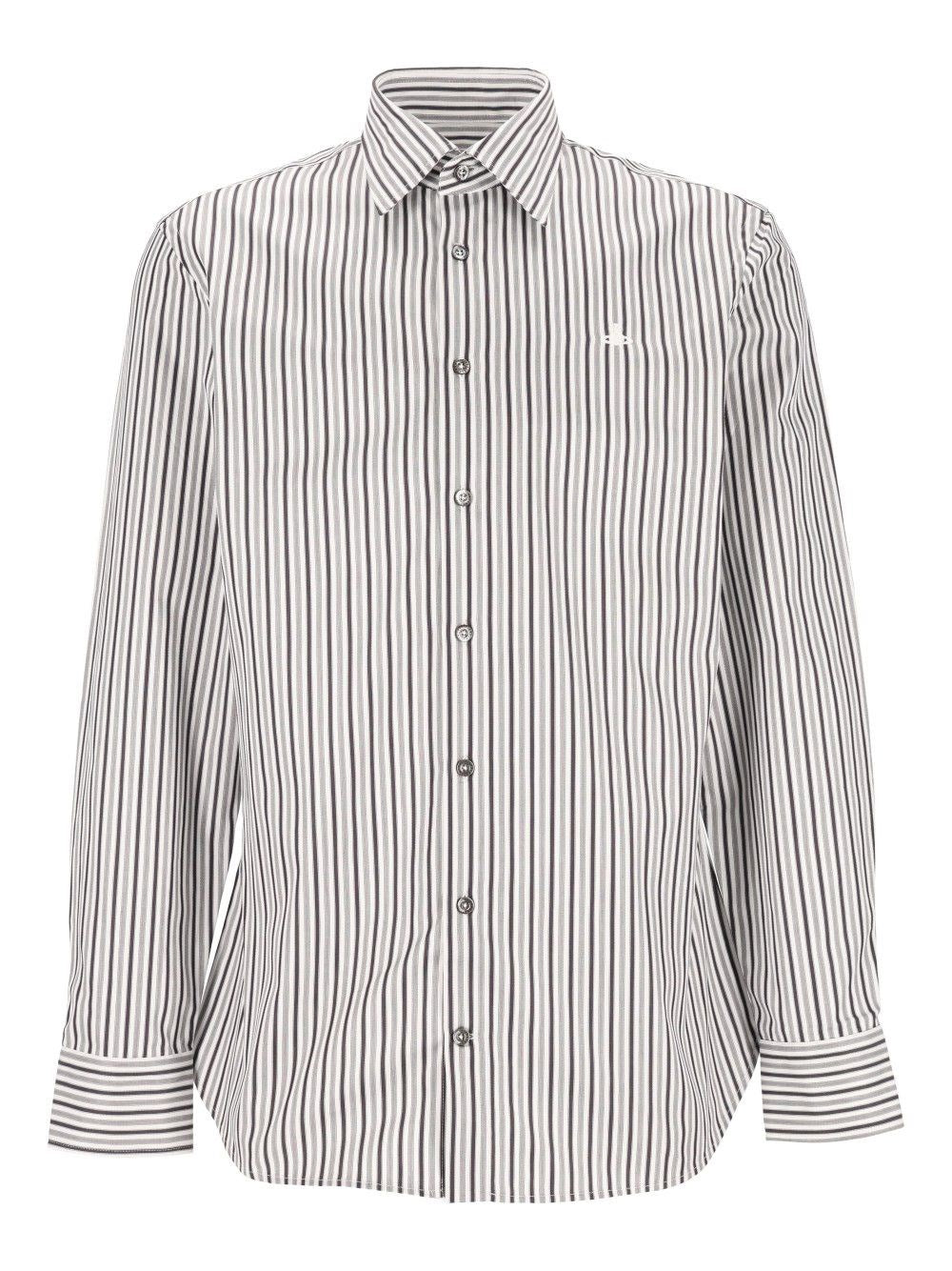Vivienne Westwood Men Striped Ghost Shirt VIVIENNE WESTWOOD
