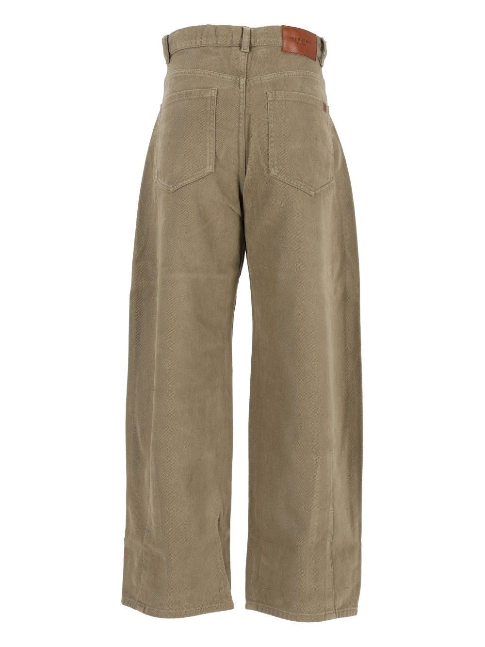 Weekend Max Mara Women Cotton Drill Trousers WEEKEND MAX MARA