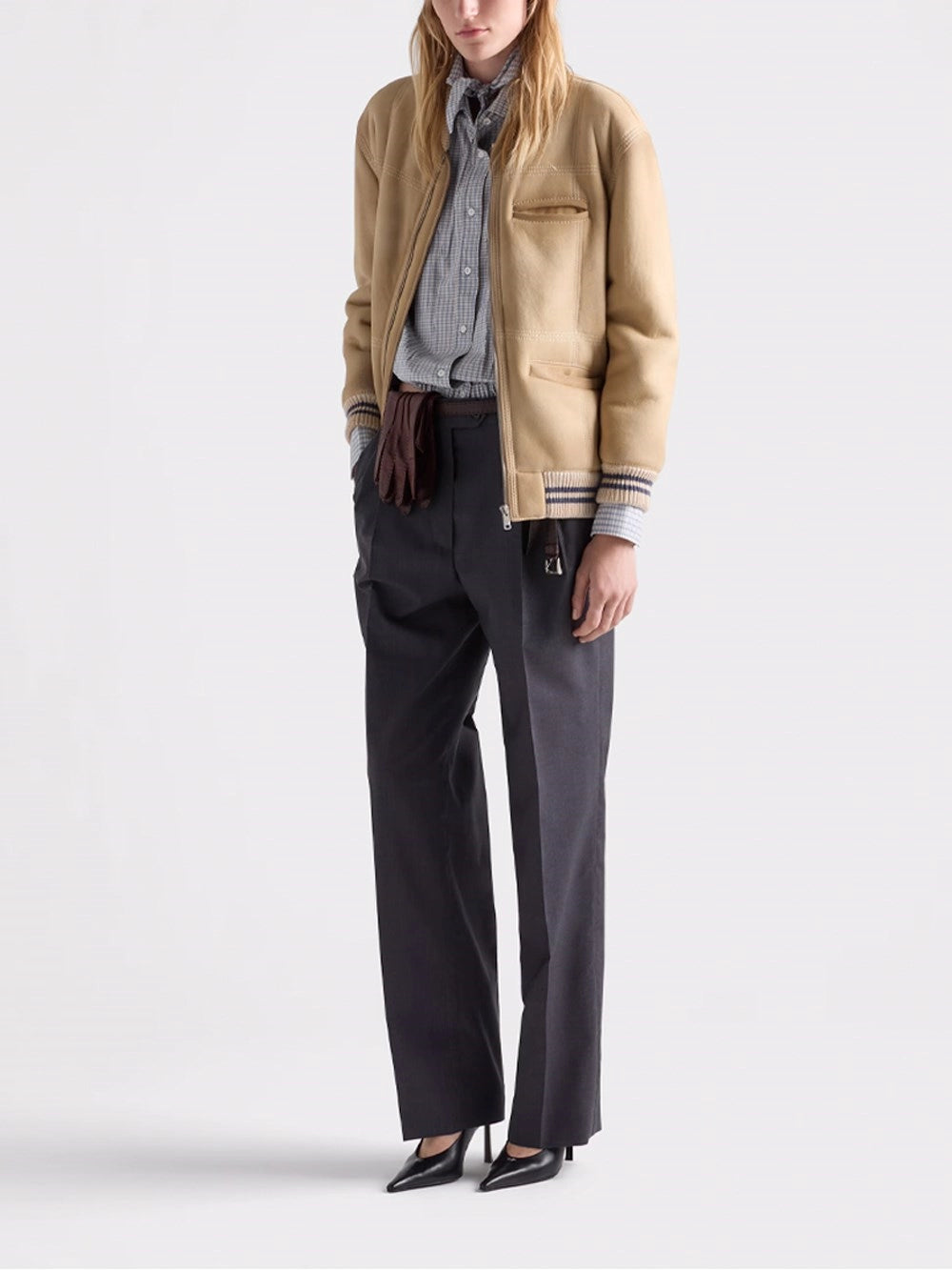 Prada Women Wool Pants PRADA